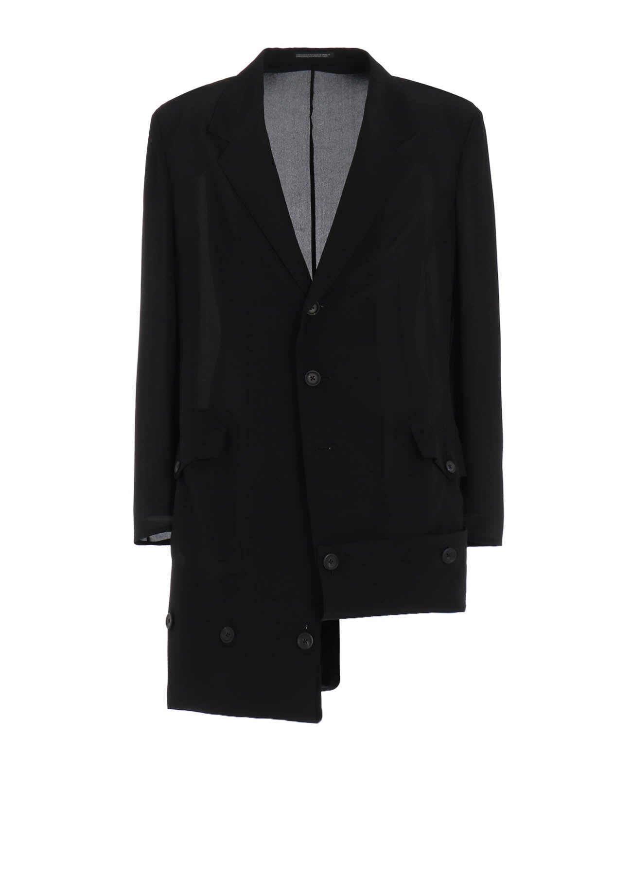 Hem Button Detail Jacket YOHJI YAMAMOTO