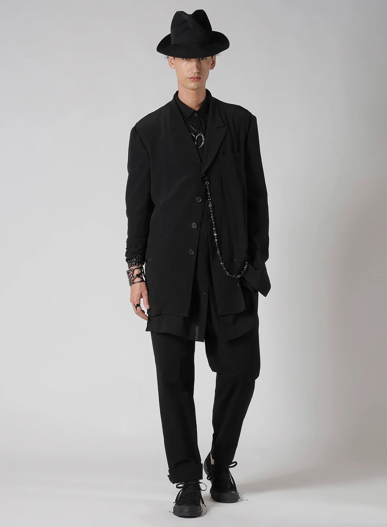 Tab Detail Slim Pants YOHJI YAMAMOTO