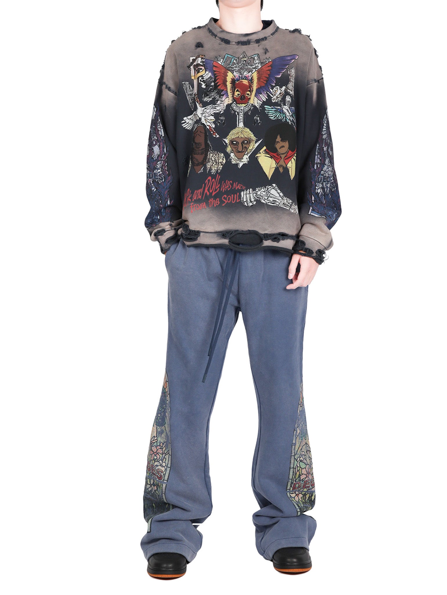 Skull Pullover WHO DECIDES WAR