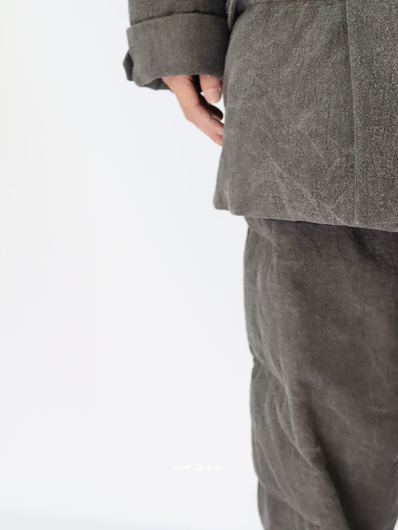 Horizontal Padded Long Jacket YOHJI YAMAMOTO