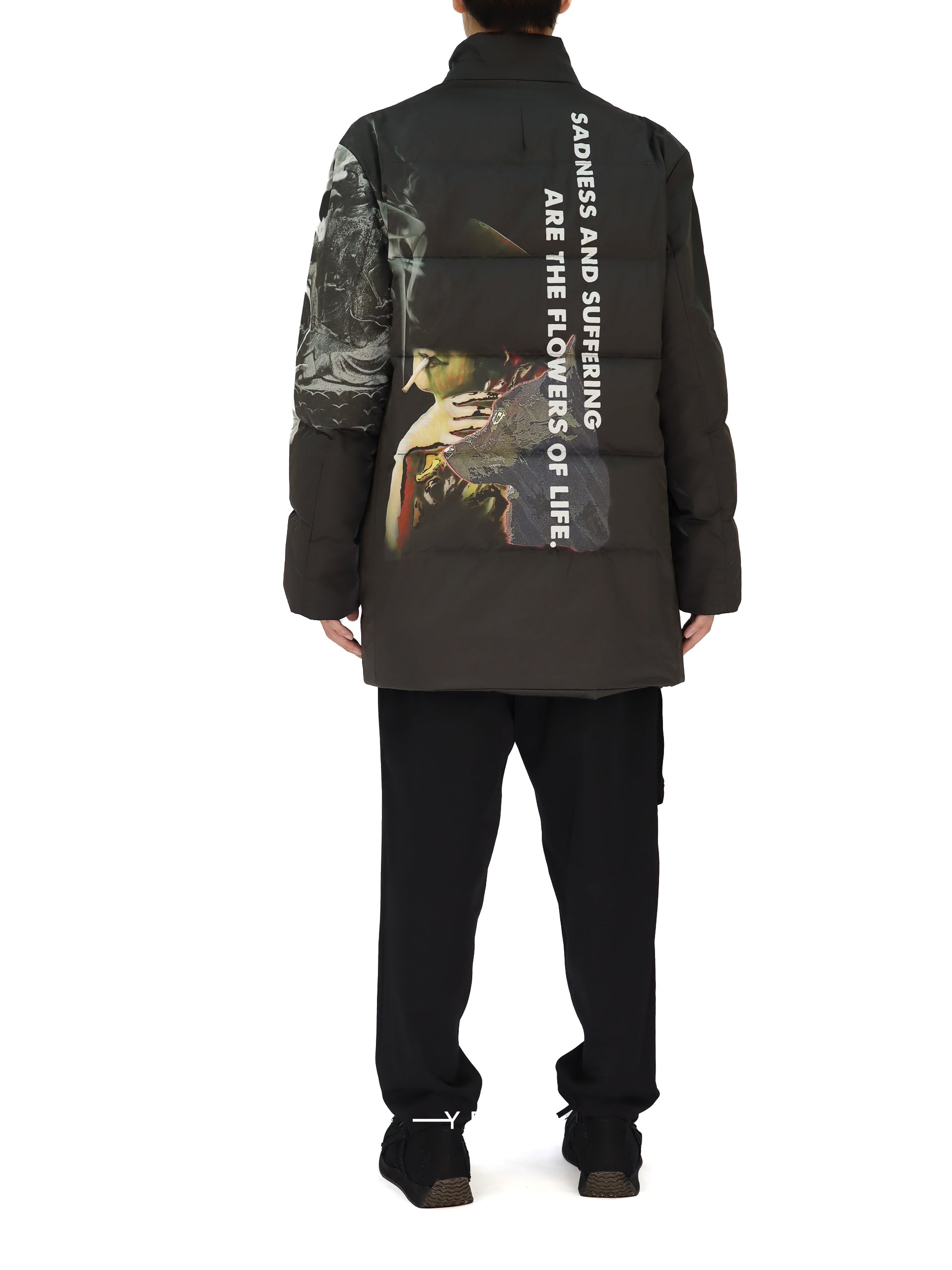 Horizontal Padded Stand Jacket Pt YOHJI YAMAMOTO