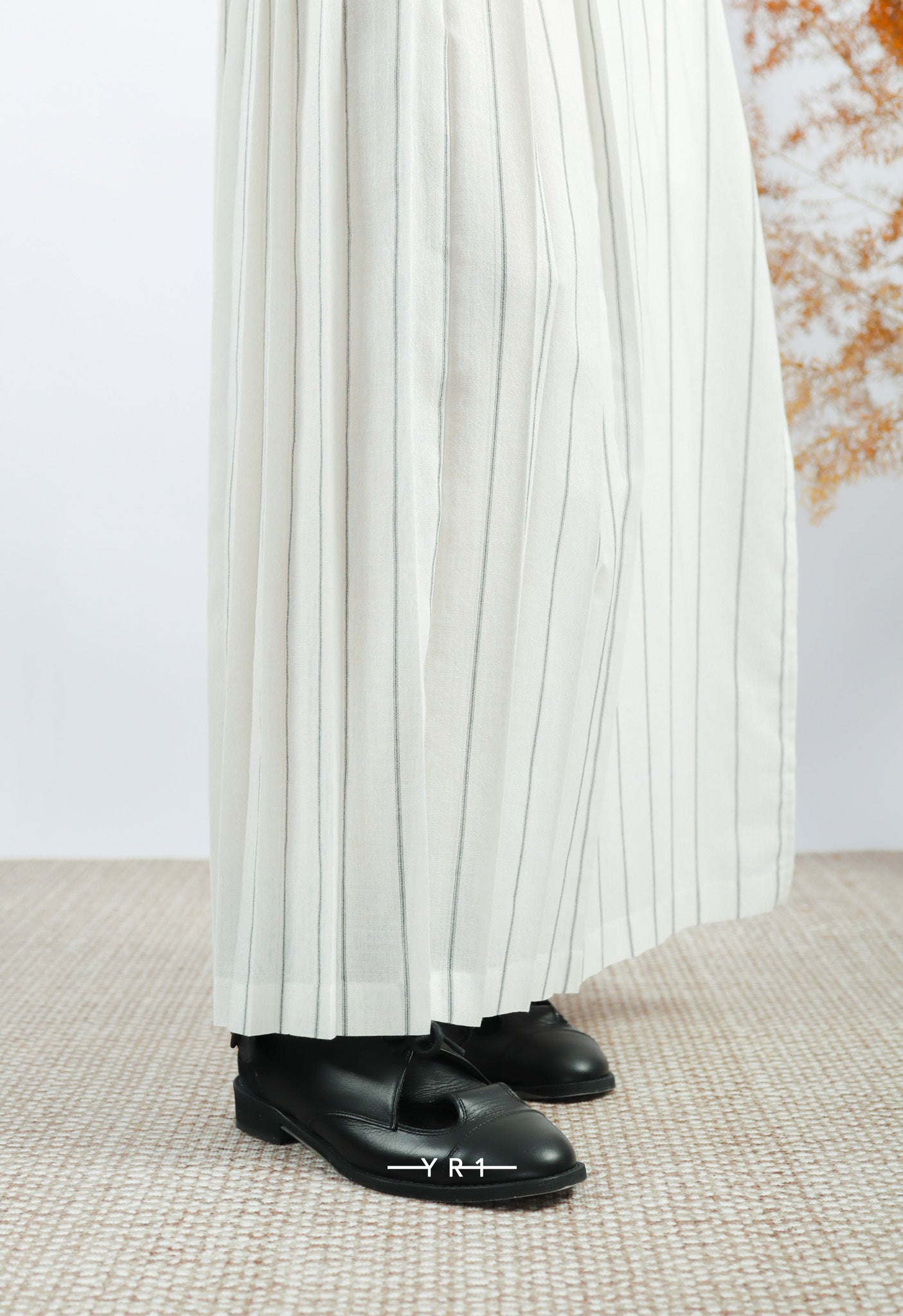 ys-I-Pleated Wrap S-White Y'S