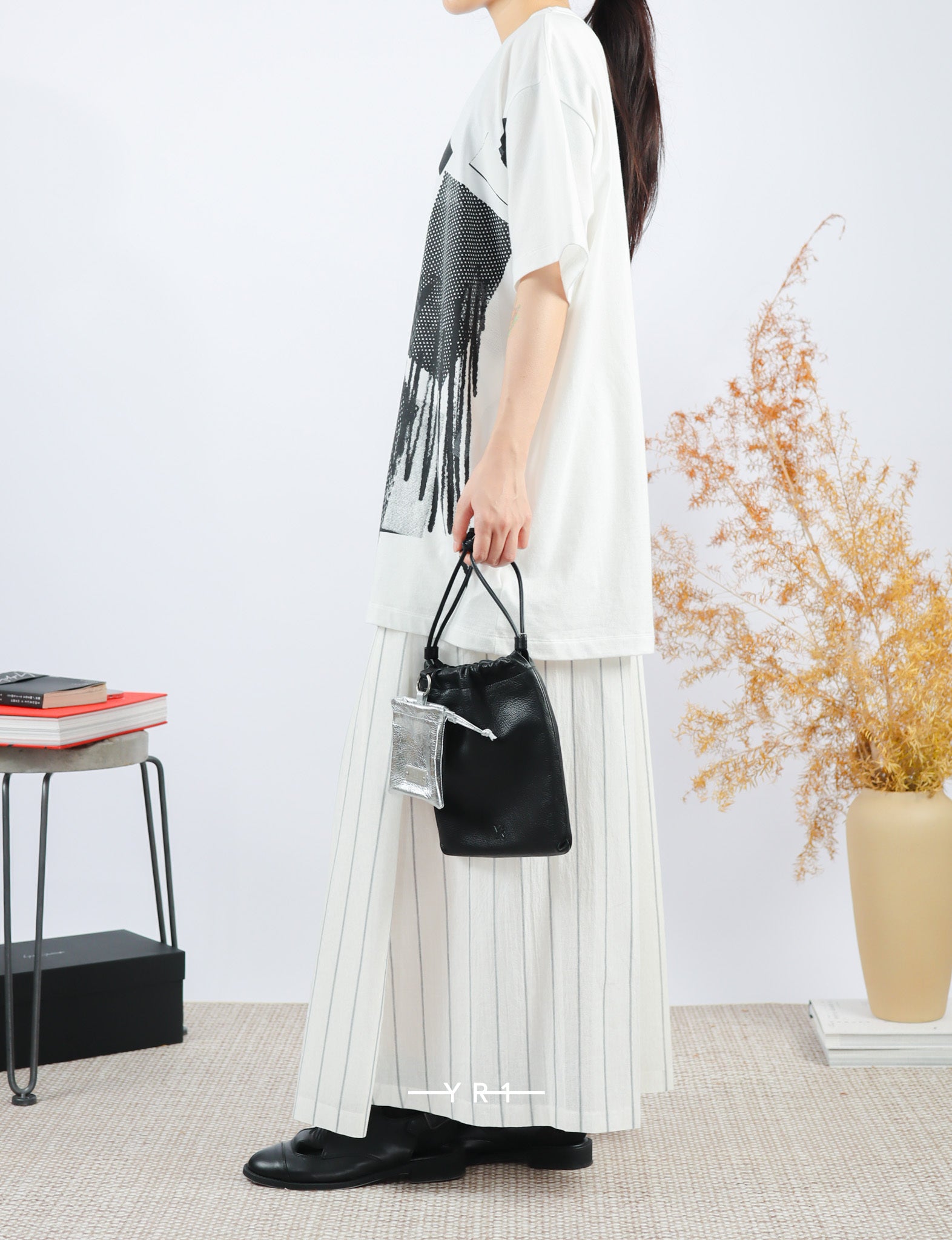 ys-Round Neck Short Sleeve T-A Y'S