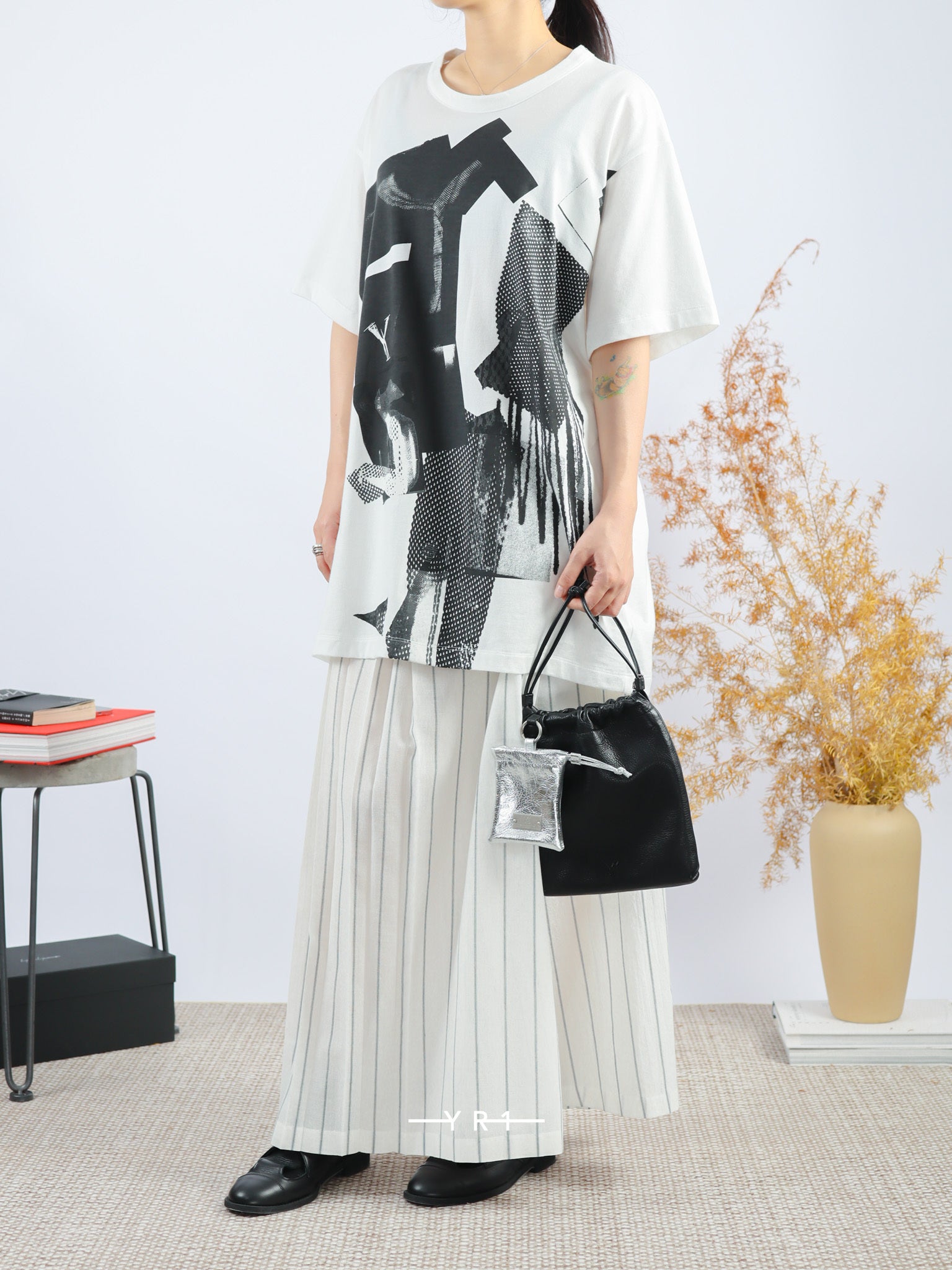 ys-Round Neck Short Sleeve T-A Y'S