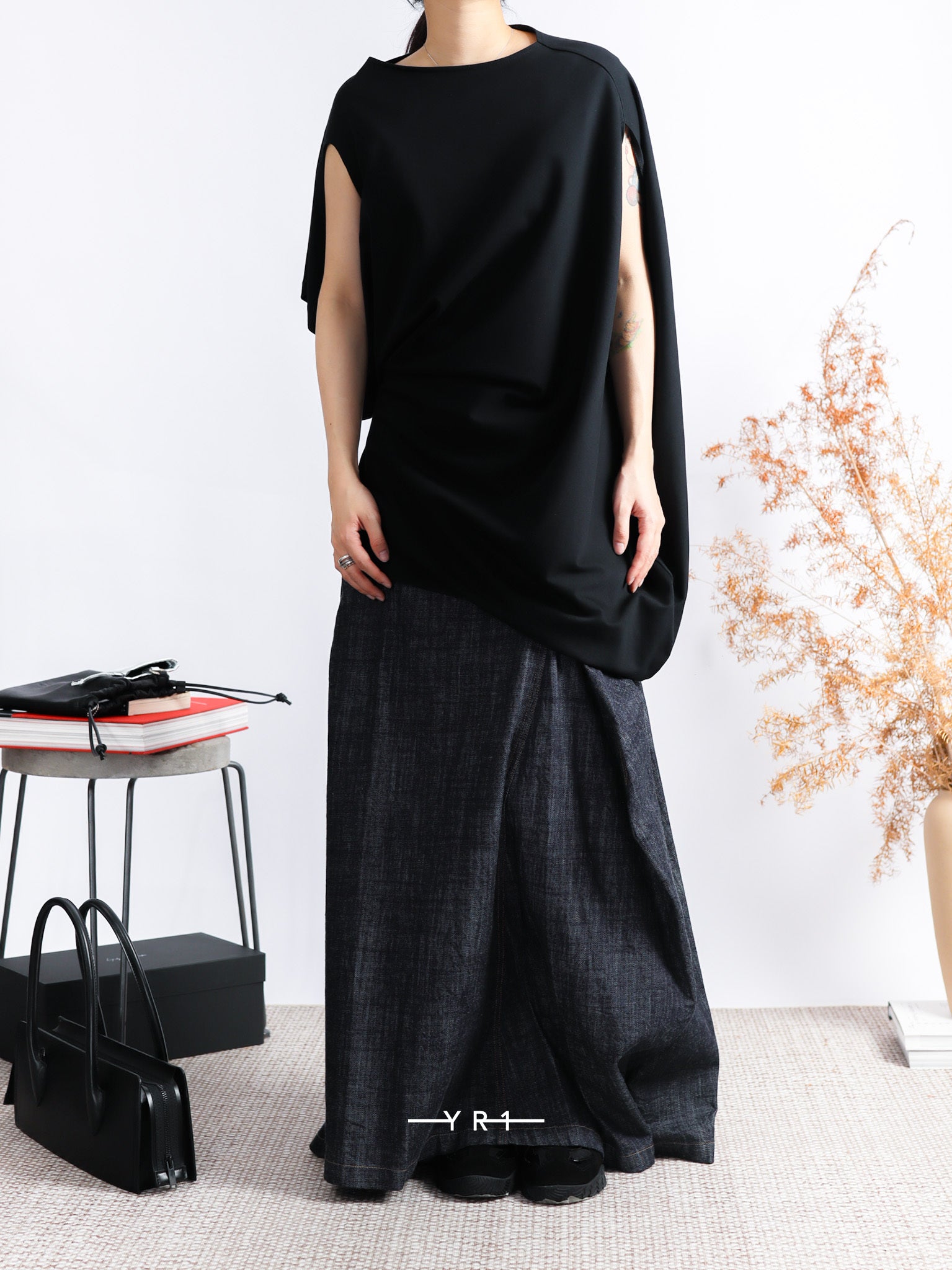 ys-N-Arranged Long Cut&Sewn Y'S