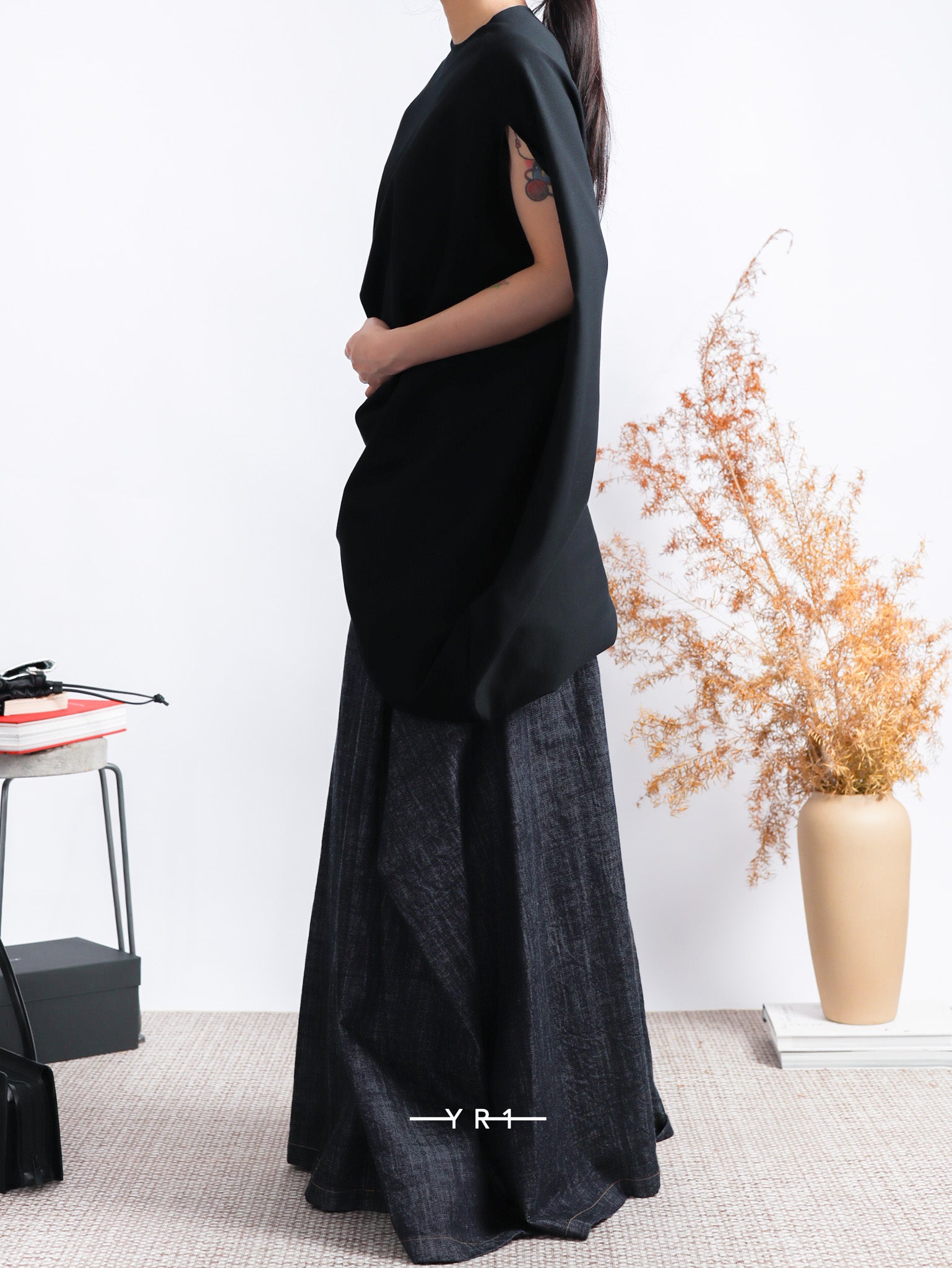 ys-N-Arranged Long Cut&Sewn Y'S