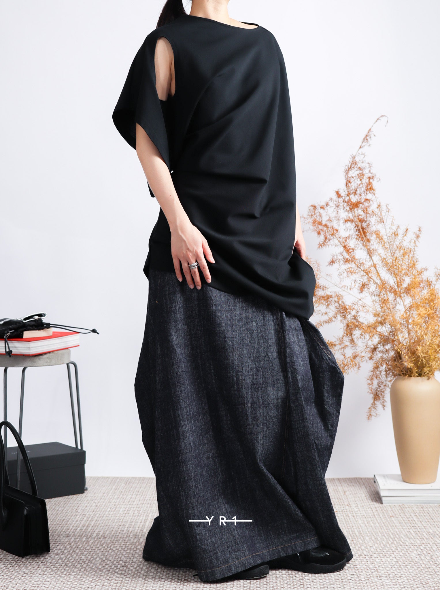 ys-N-Arranged Long Cut&Sewn Y'S