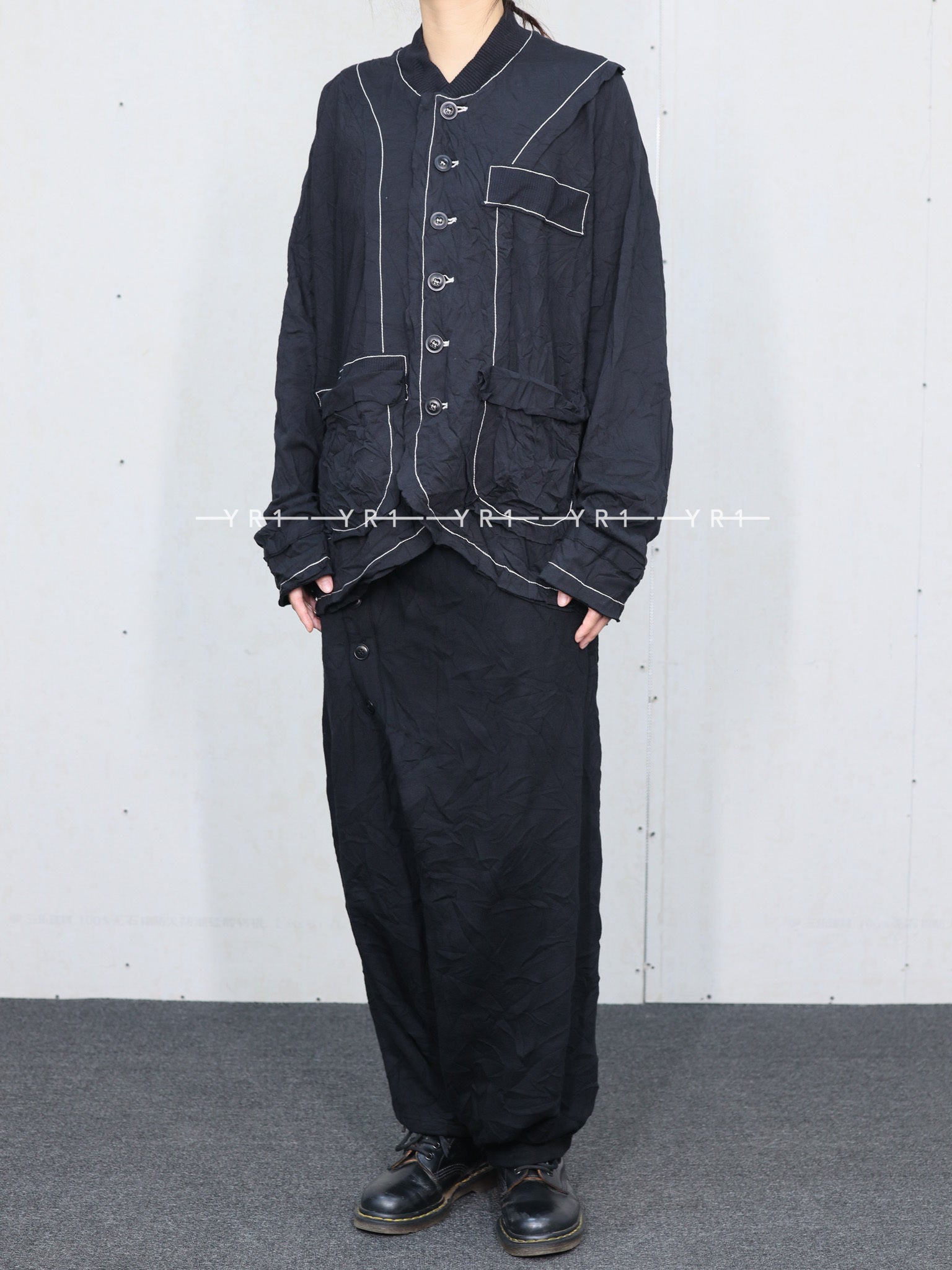 ys-M-Doubled Front Button P Y'S