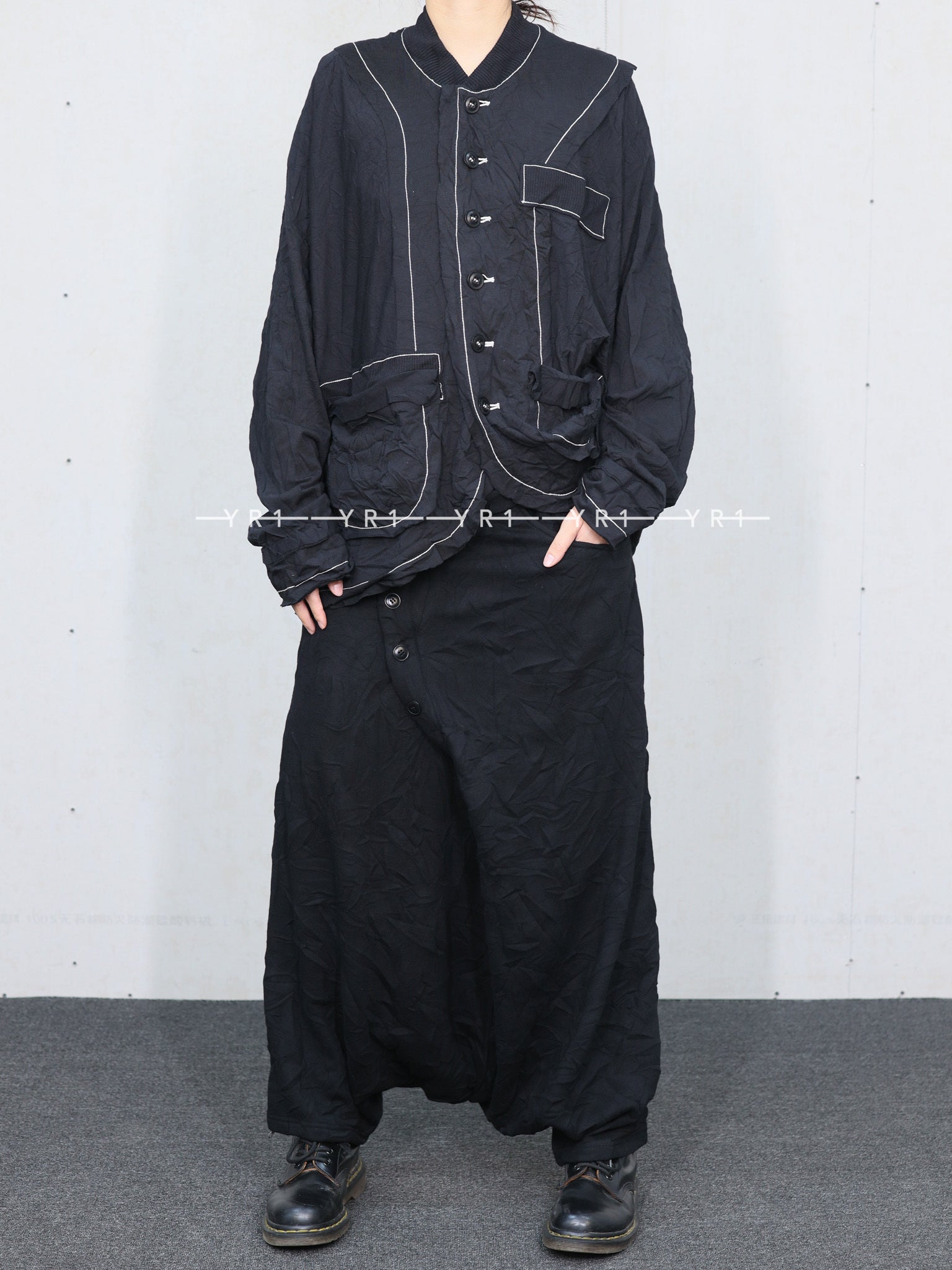 ys-M-Doubled Front Button P Y'S