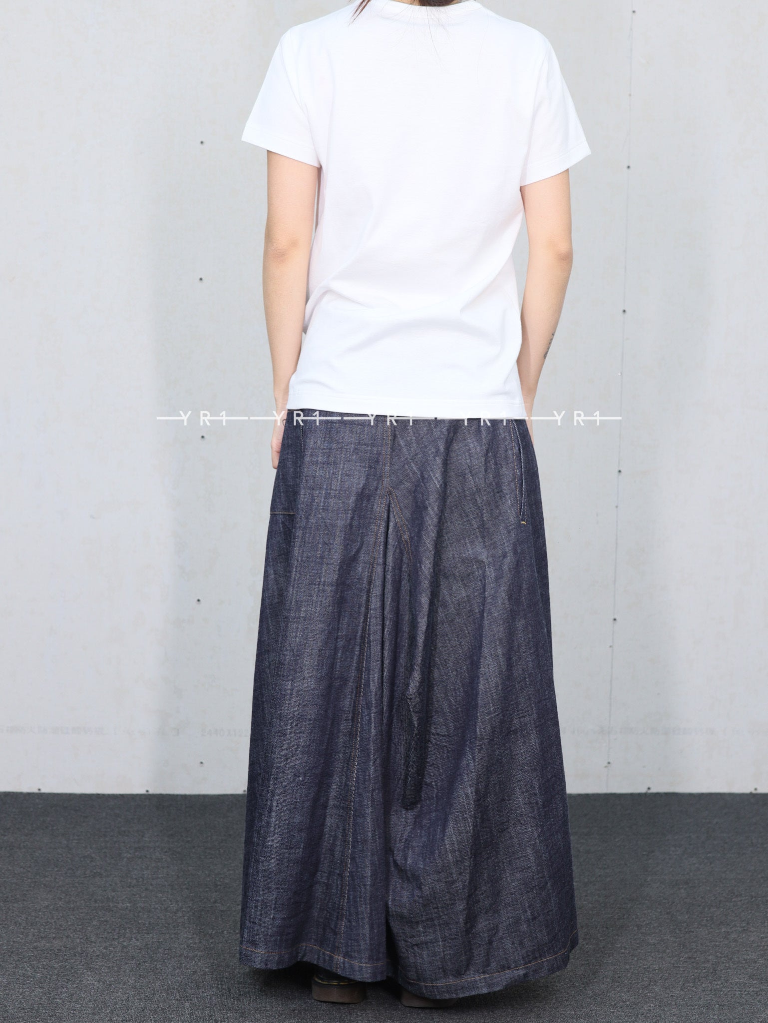 ys-Round Neck Half Sleeve T-A Y'S