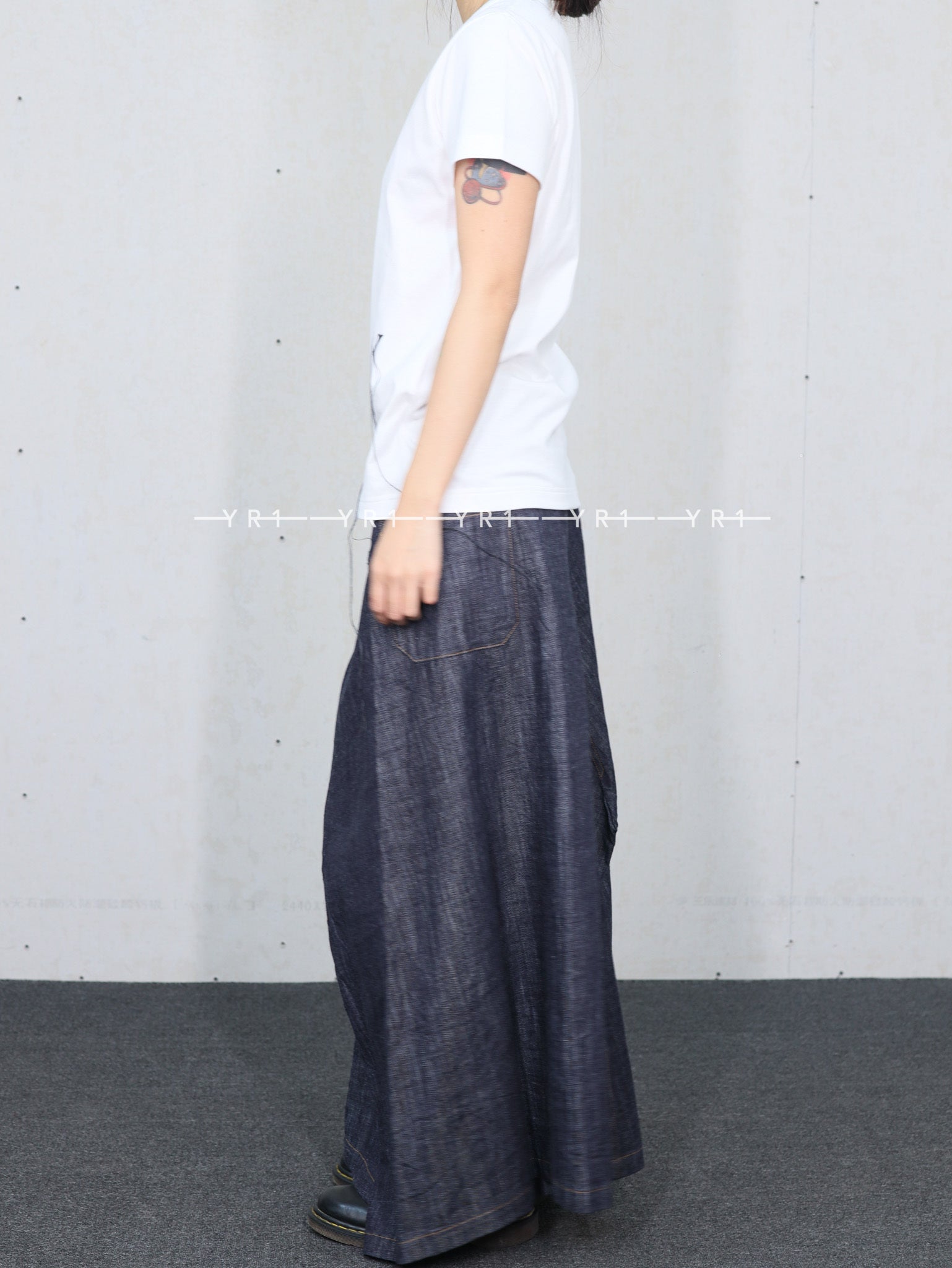 ys-Round Neck Half Sleeve T-A Y'S