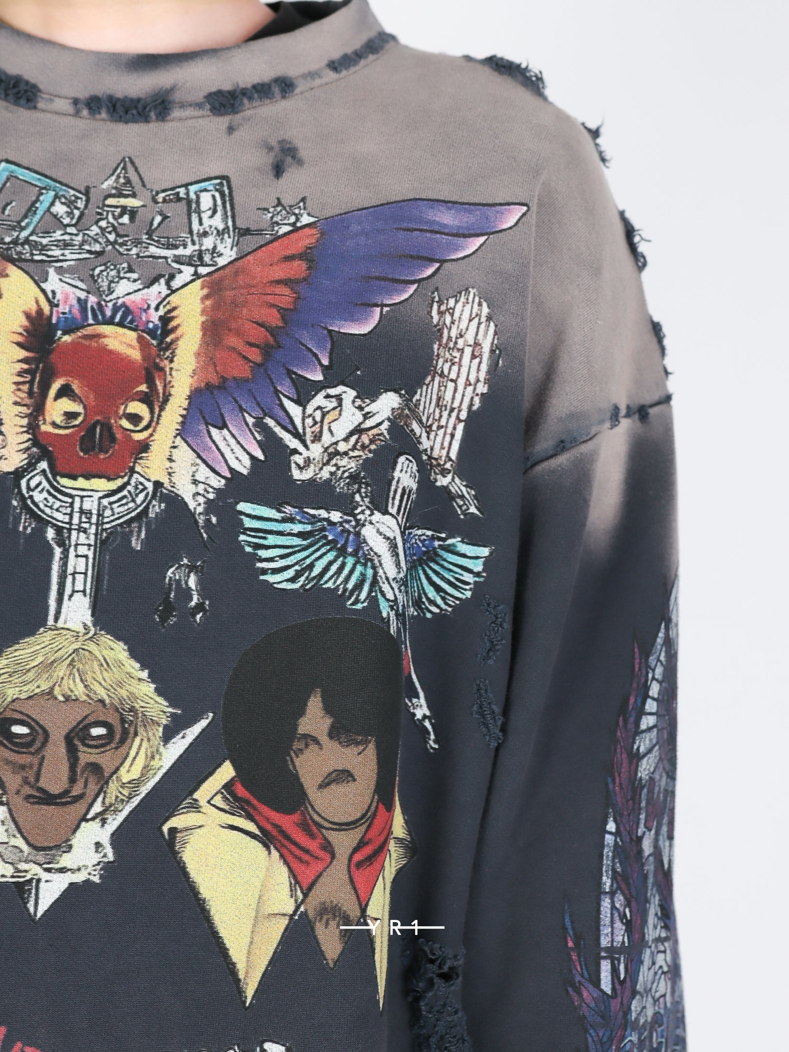 Skull Pullover WHO DECIDES WAR