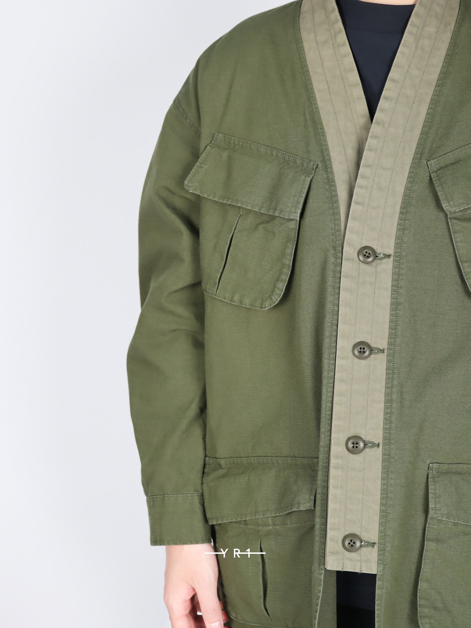 Haori Jungle Long Jacket Rinse FDMTL