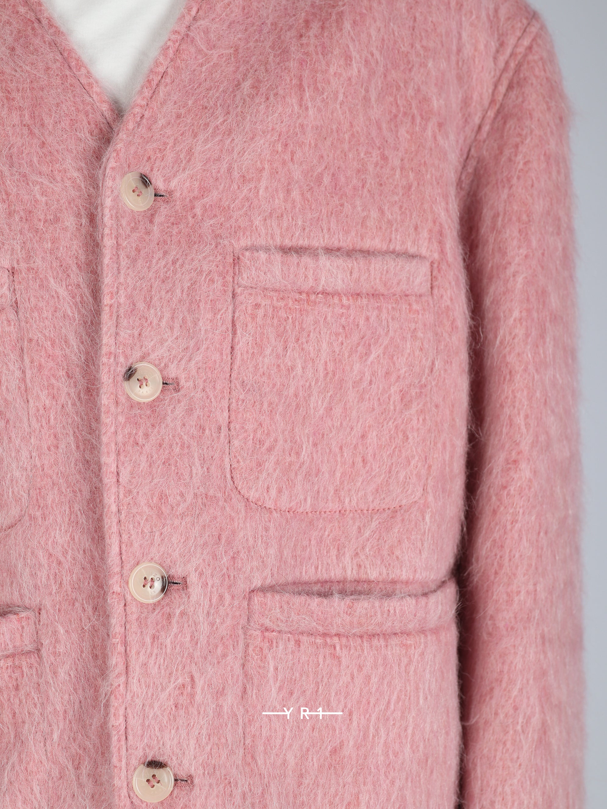 Hairy Collarless Jacket KENZO