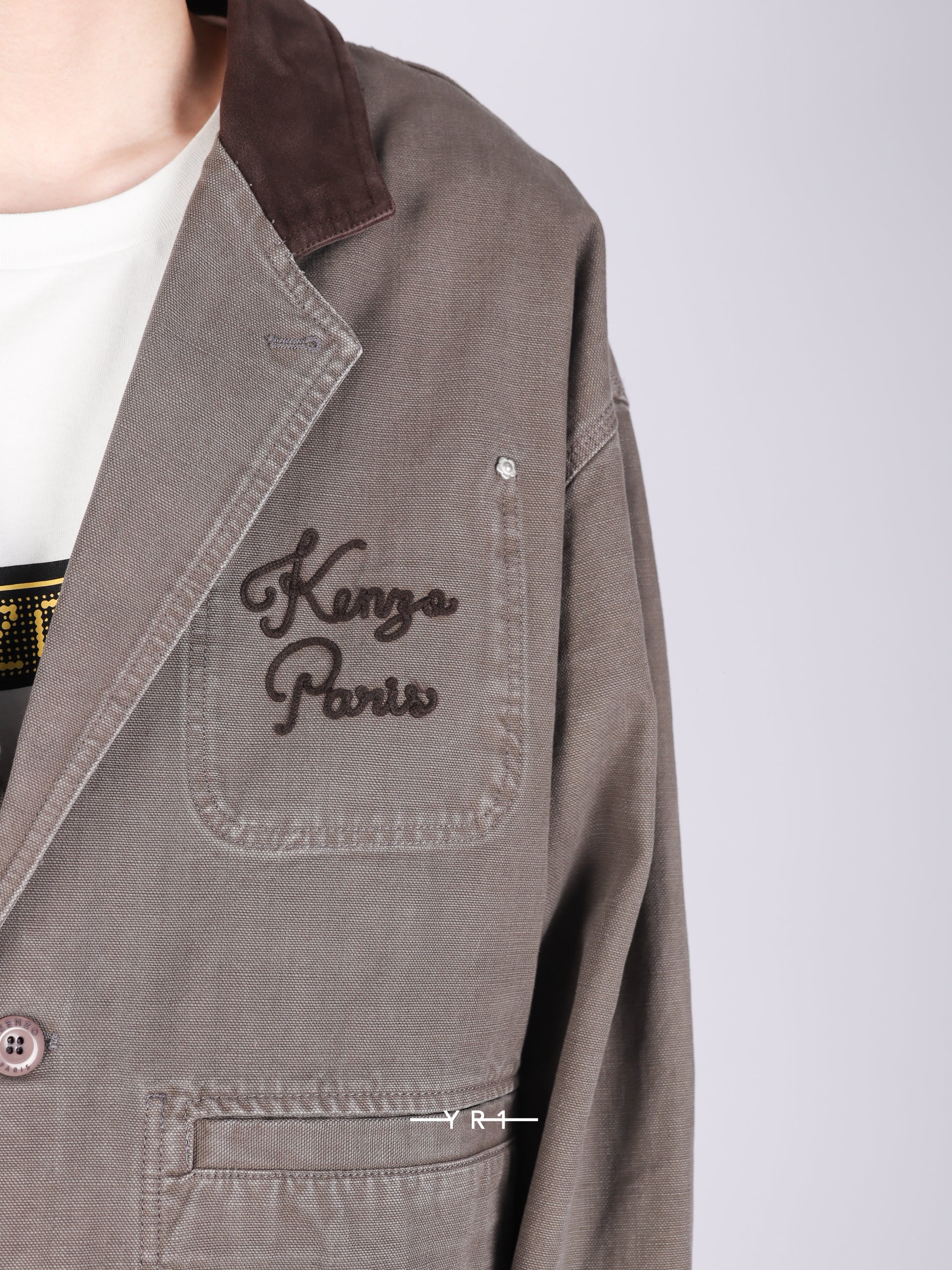 KZ Paris Chainstitch Workwear Jacket-Gu KENZO