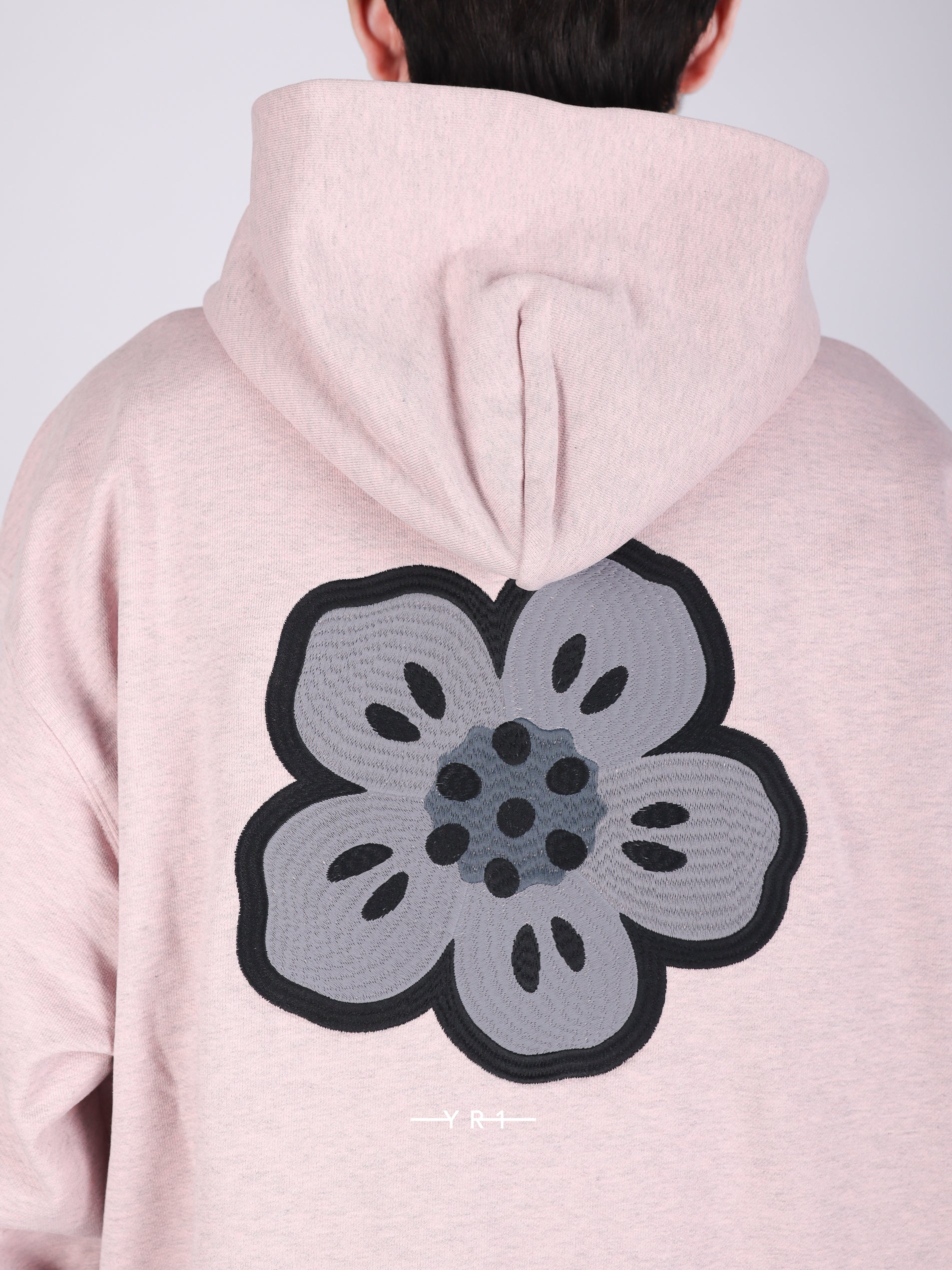 Gots Boke Flower Embr'd Oversize Hoodie KENZO