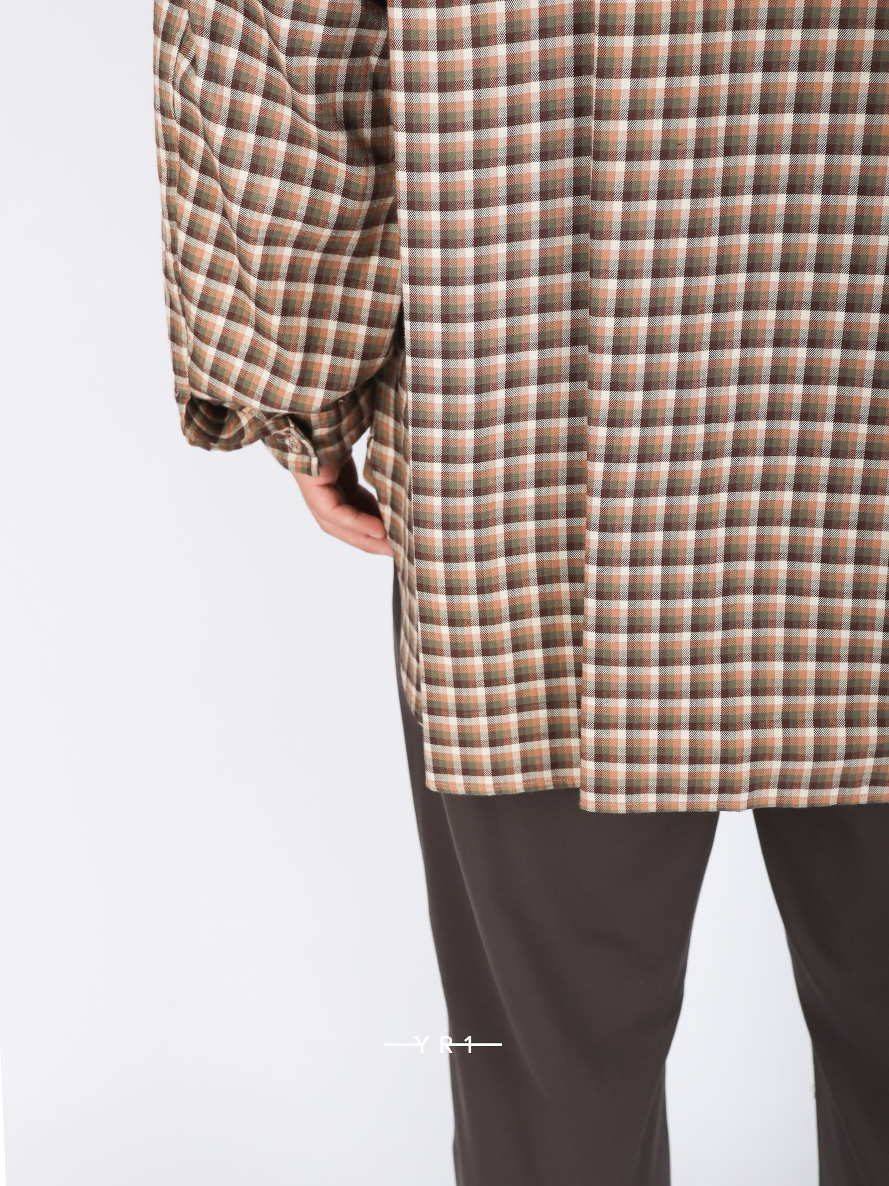 White Mountaineering Gusset Sleeve Eyelet Pocket Shirt 7