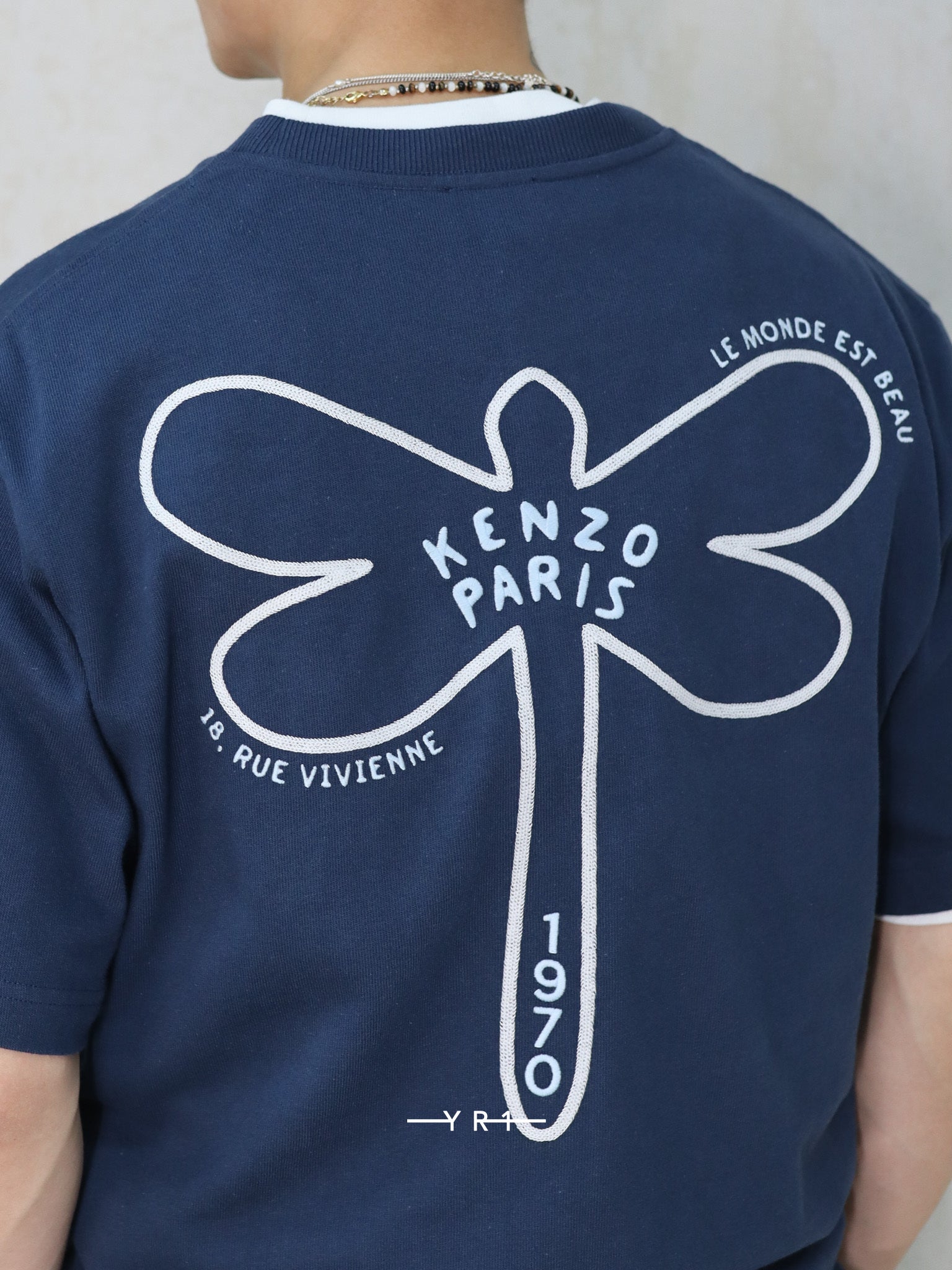 Gots KZ Dragonfly Embr'd Classic Tshirt-77 KENZO