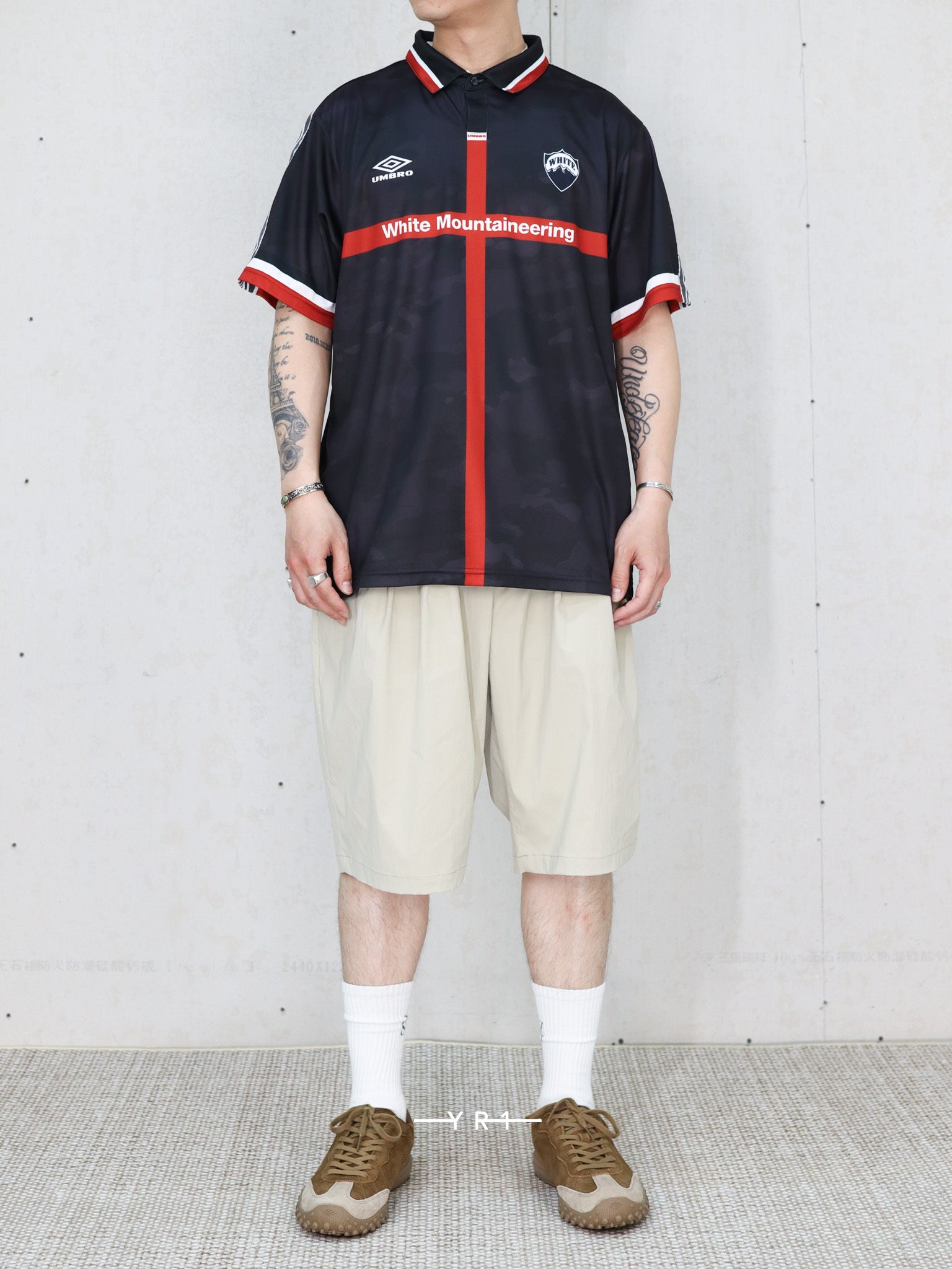 Wm×Umbro Short Pants WHITE MOUNTAINEERING