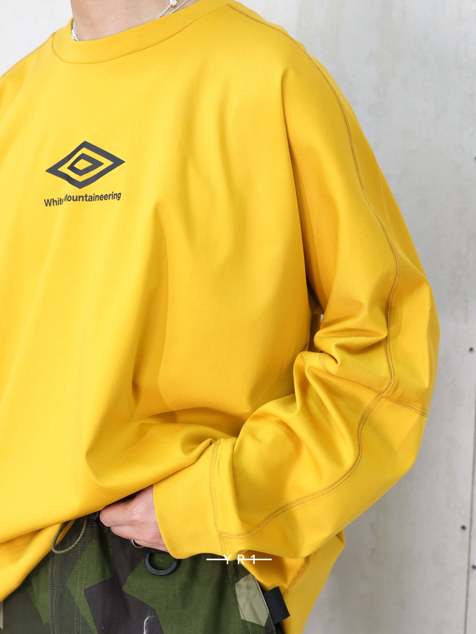 Wm×Umbro Long Sleeve T-Shirt WHITE MOUNTAINEERING