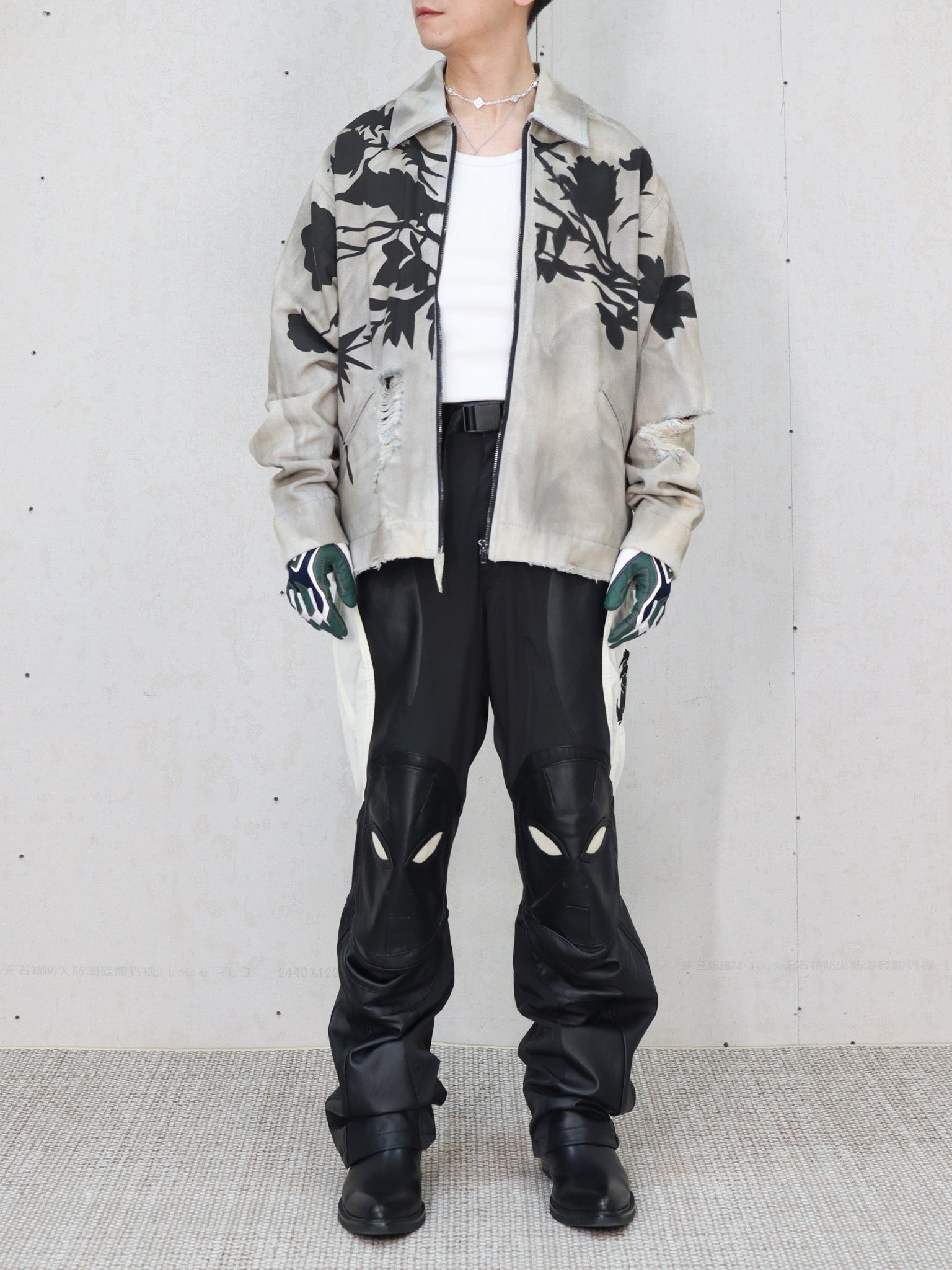 Rose Denim Jacket KUSIKOUC