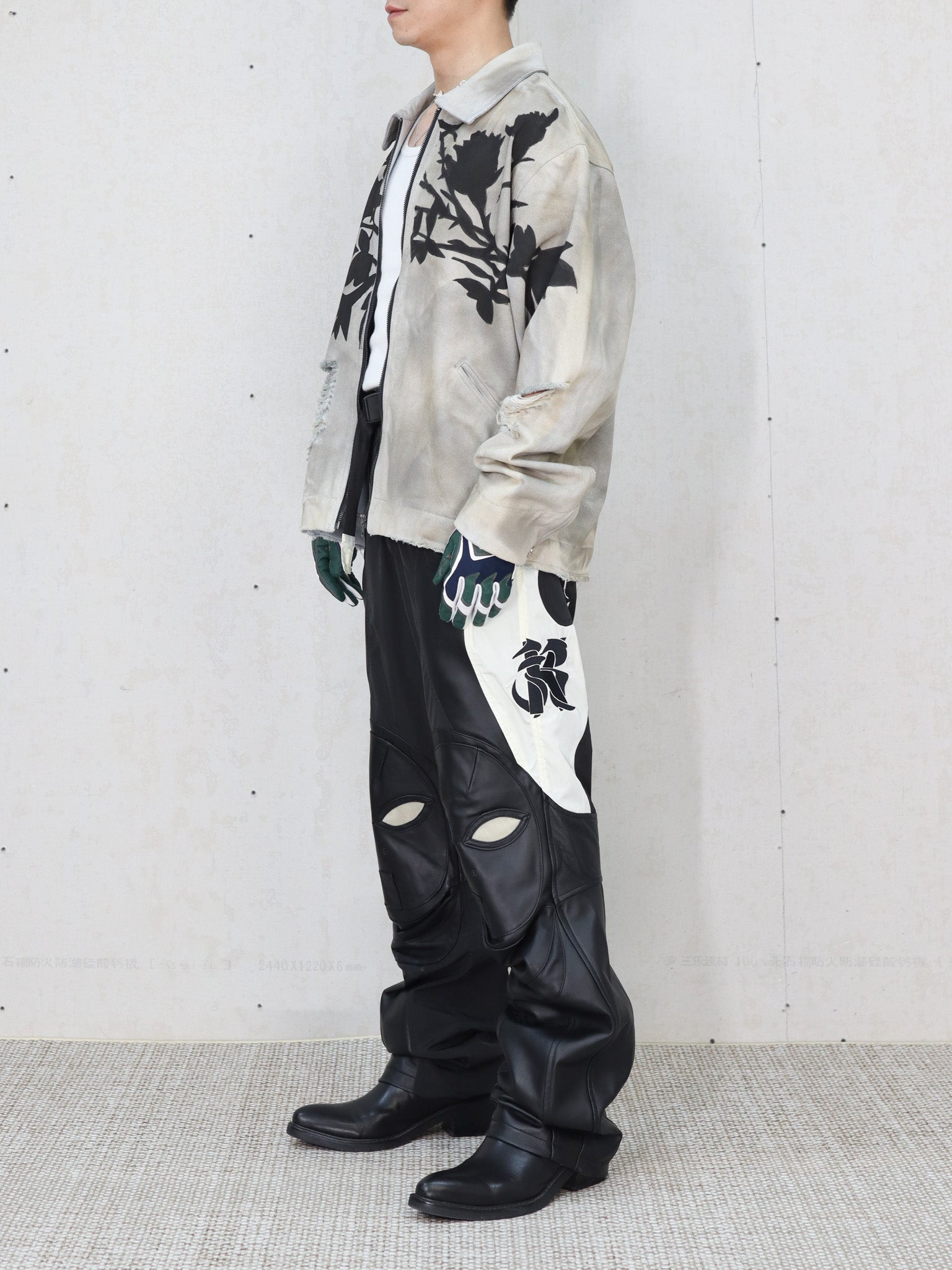 Rose Denim Jacket KUSIKOUC