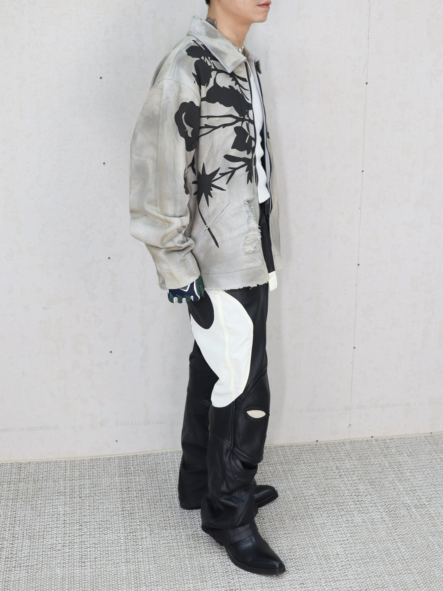 Rose Denim Jacket KUSIKOUC