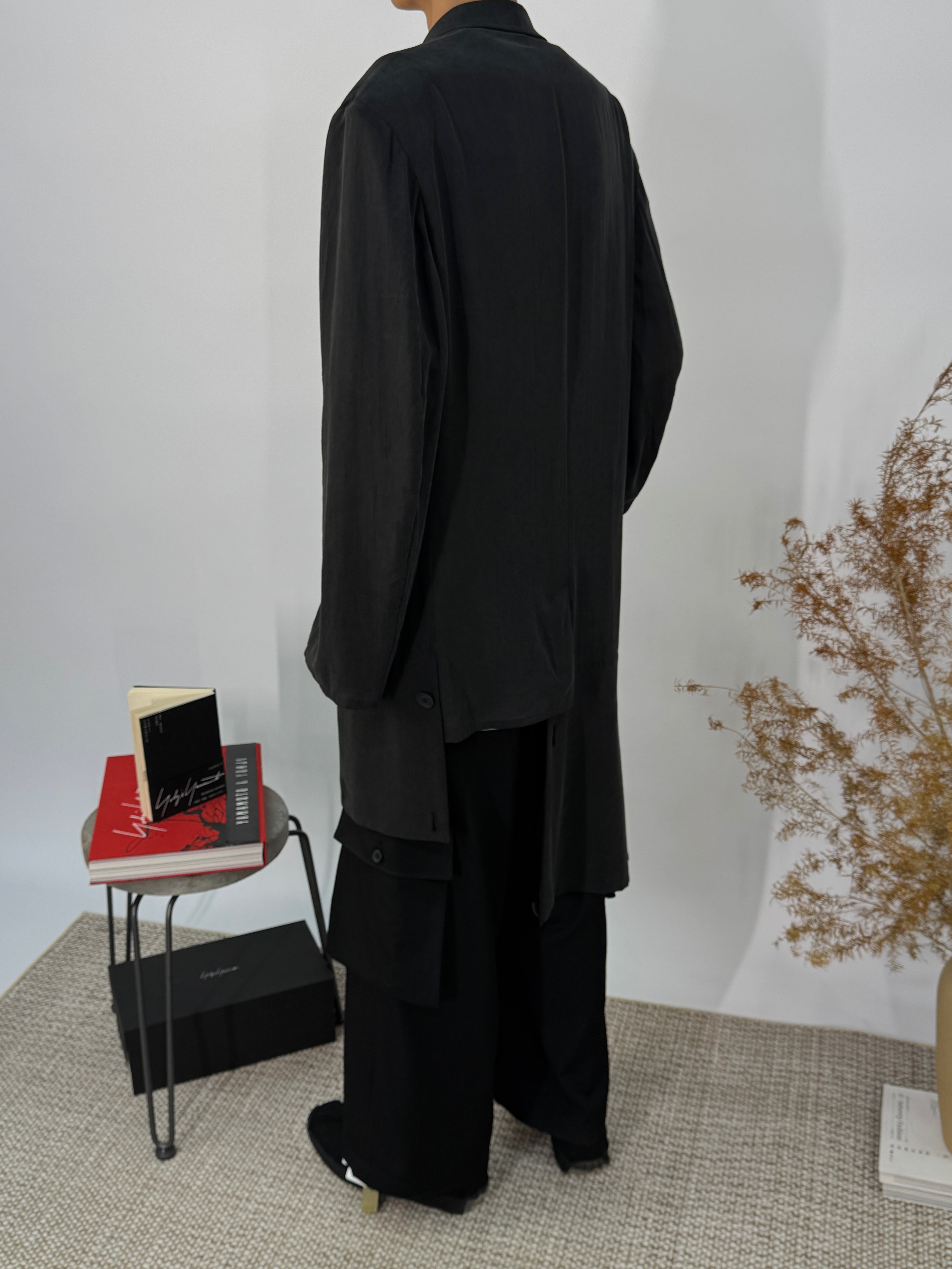 Hem Button Detail Jacket YOHJI YAMAMOTO