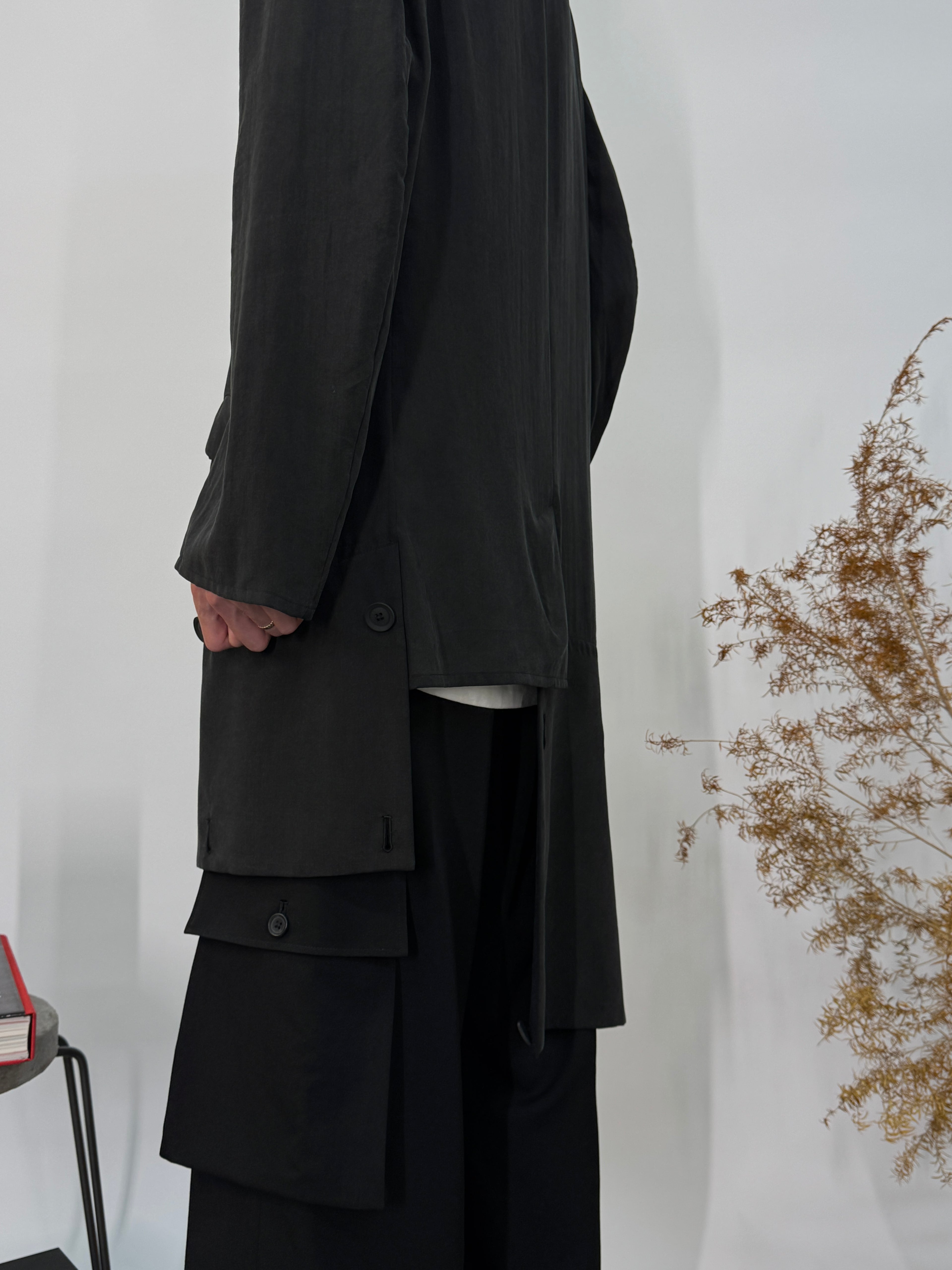 Hem Button Detail Jacket YOHJI YAMAMOTO