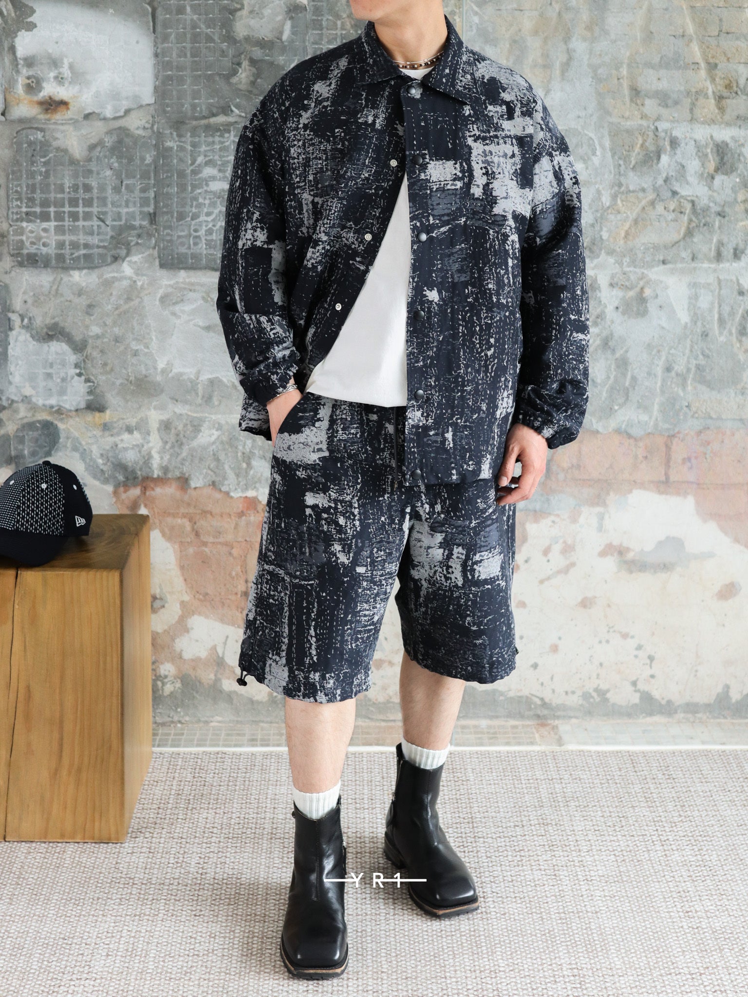 Jacquard Boro Short Pants FDMTL