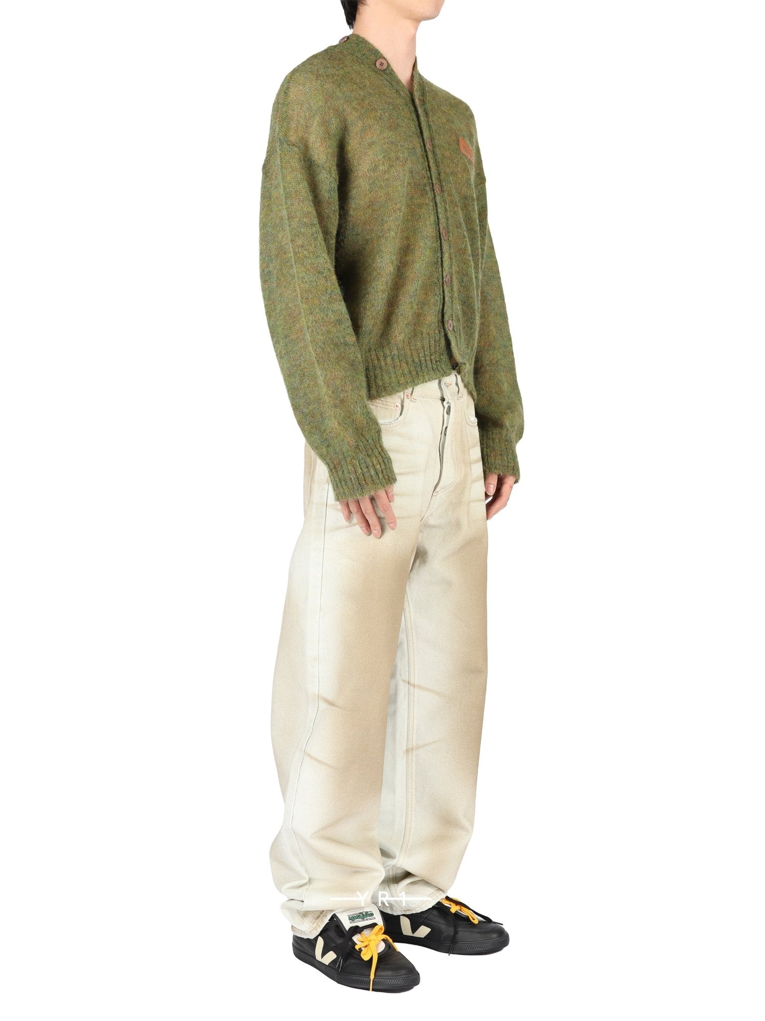 Drew Barrymore Cardigan-Green