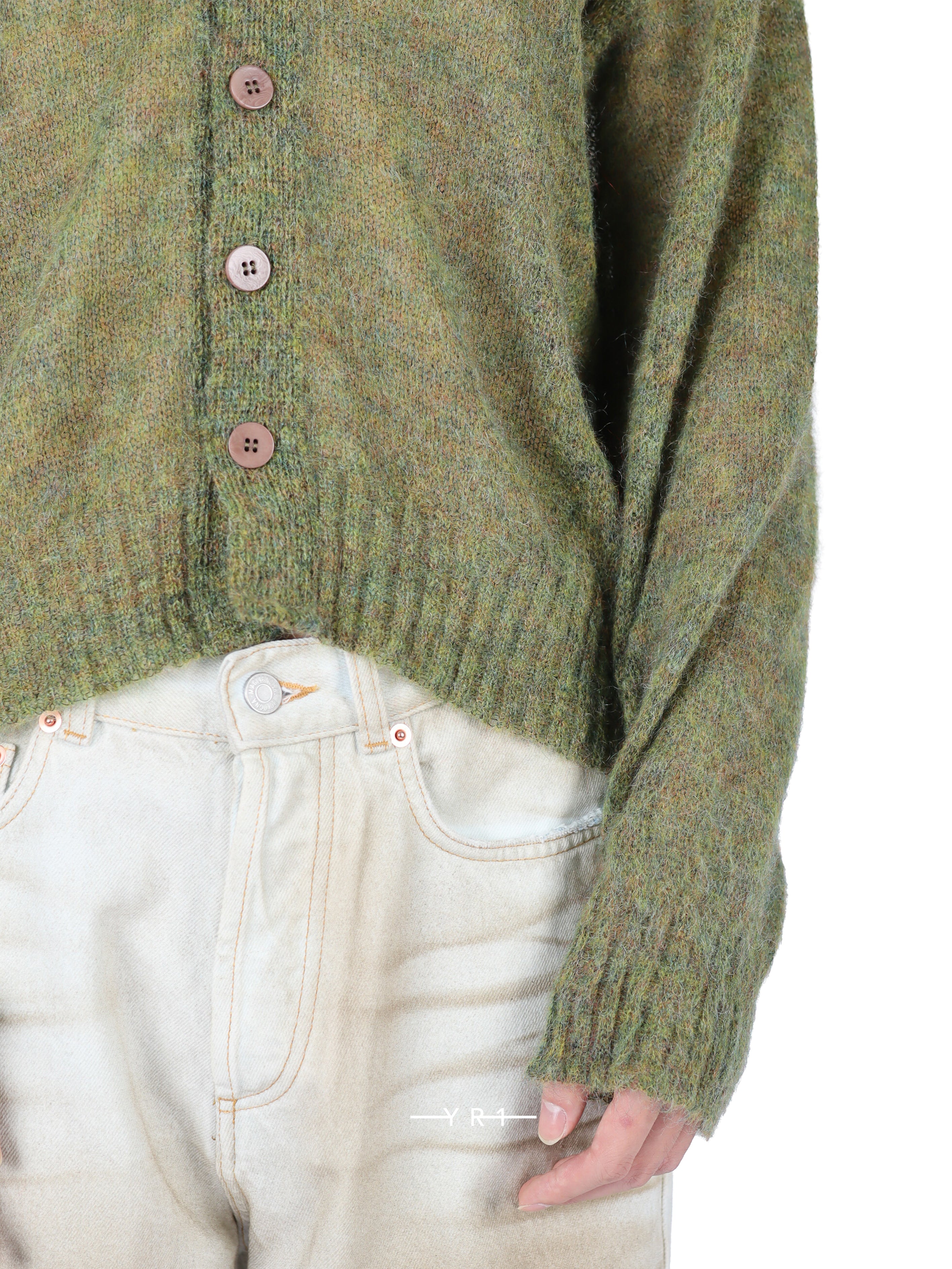Drew Barrymore Cardigan-Green