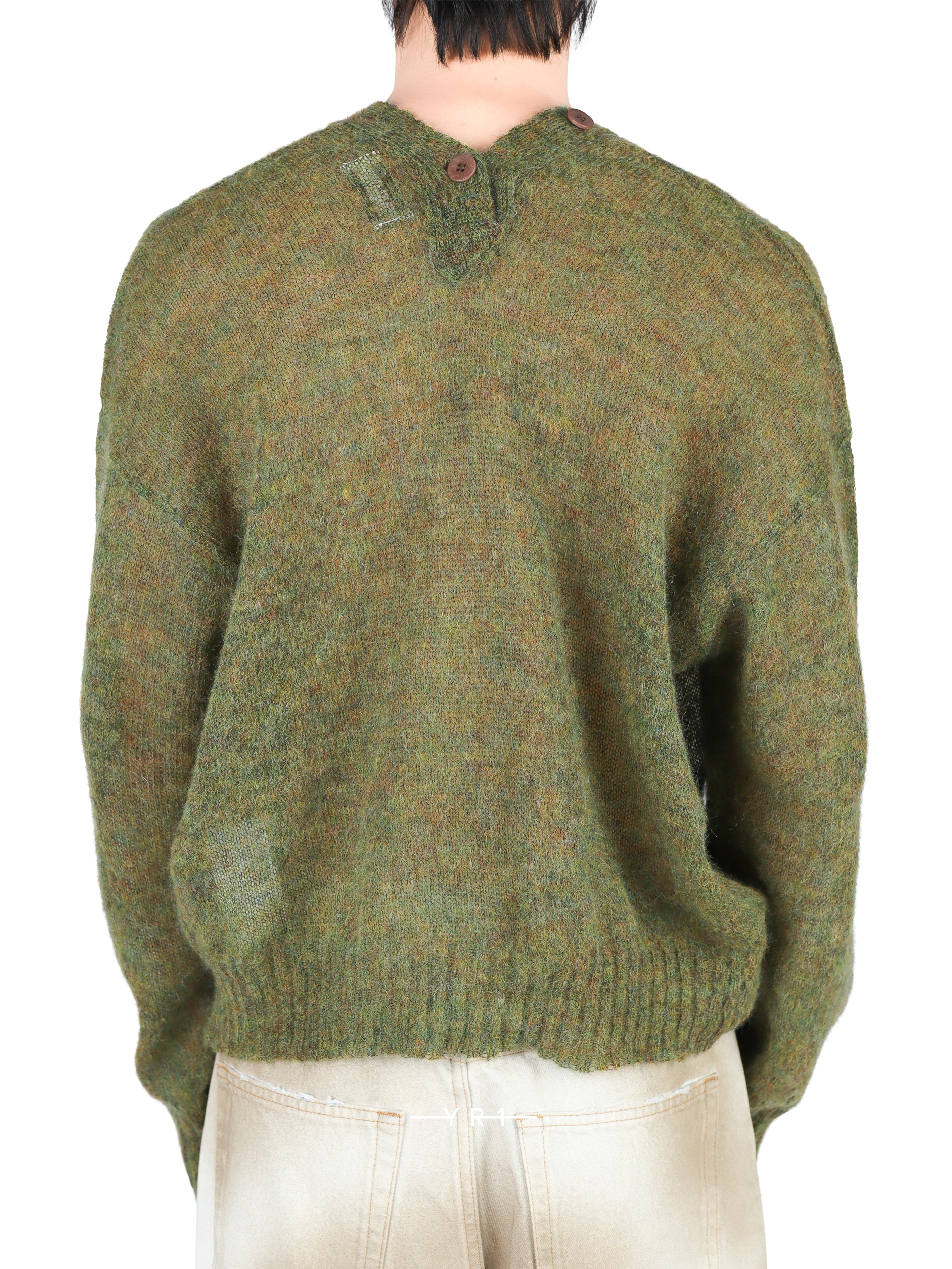 Drew Barrymore Cardigan-Green