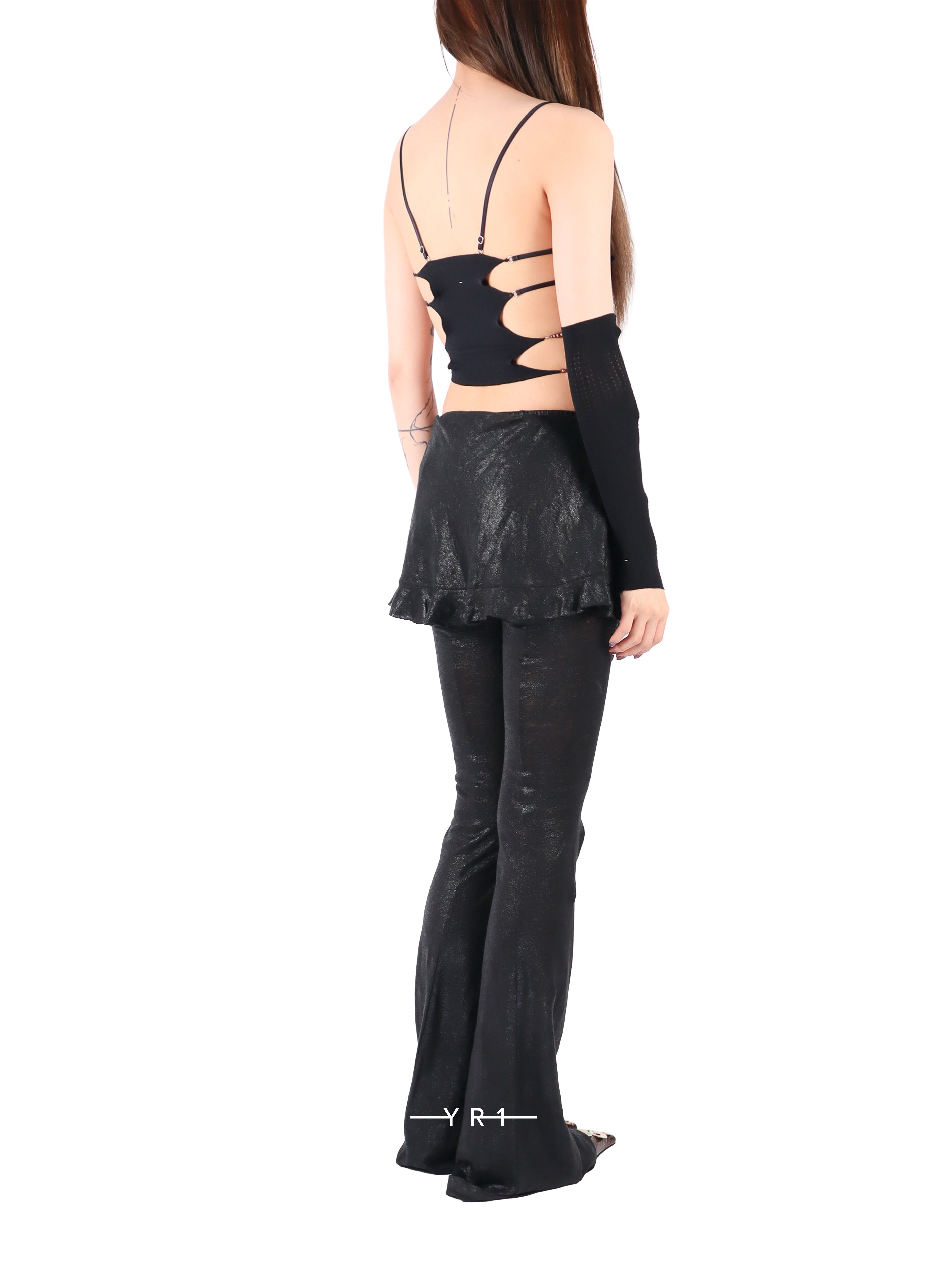 Cut-out Strappy Button-Front Camisole