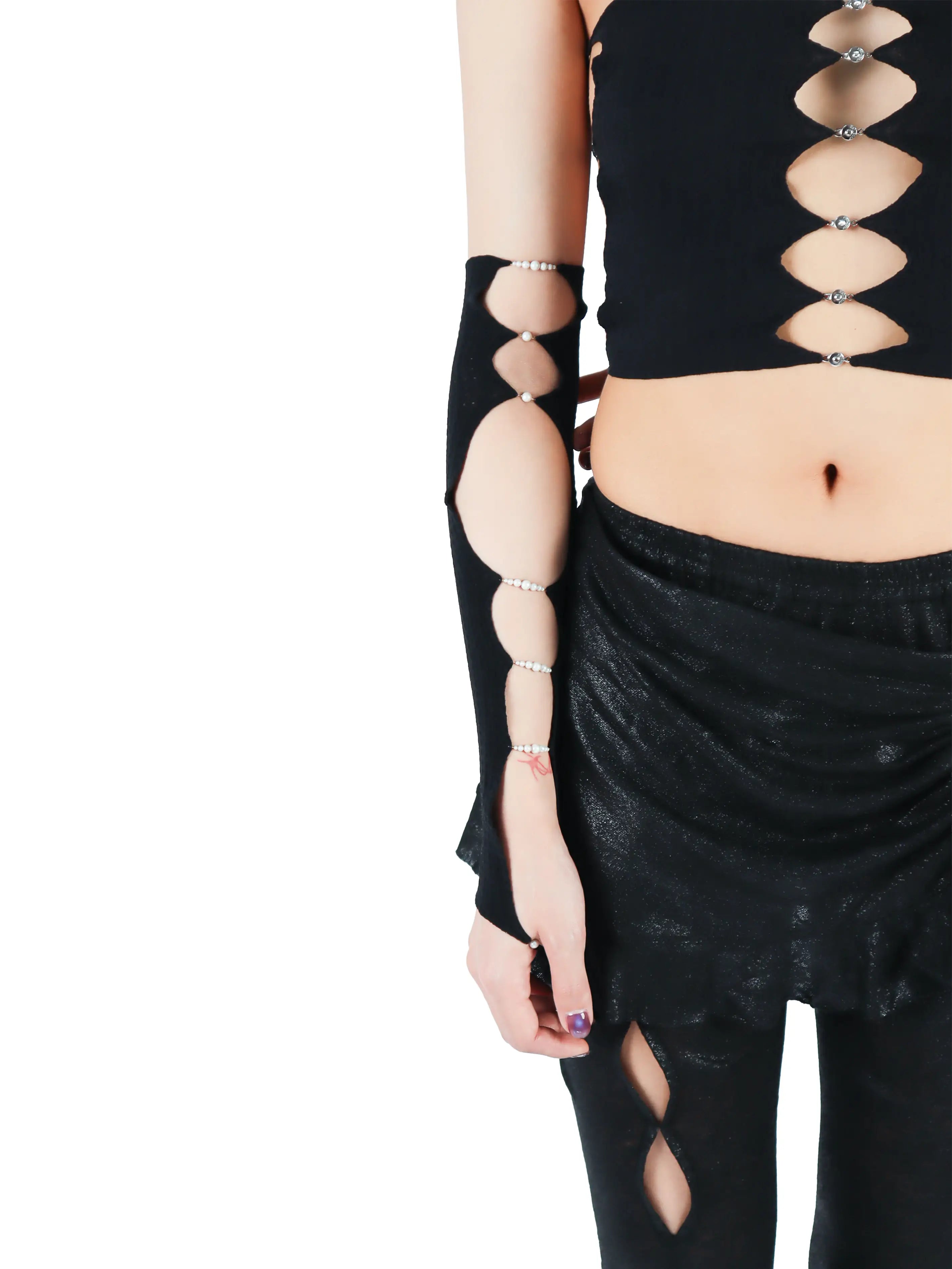 Single Arm Warmer – Black