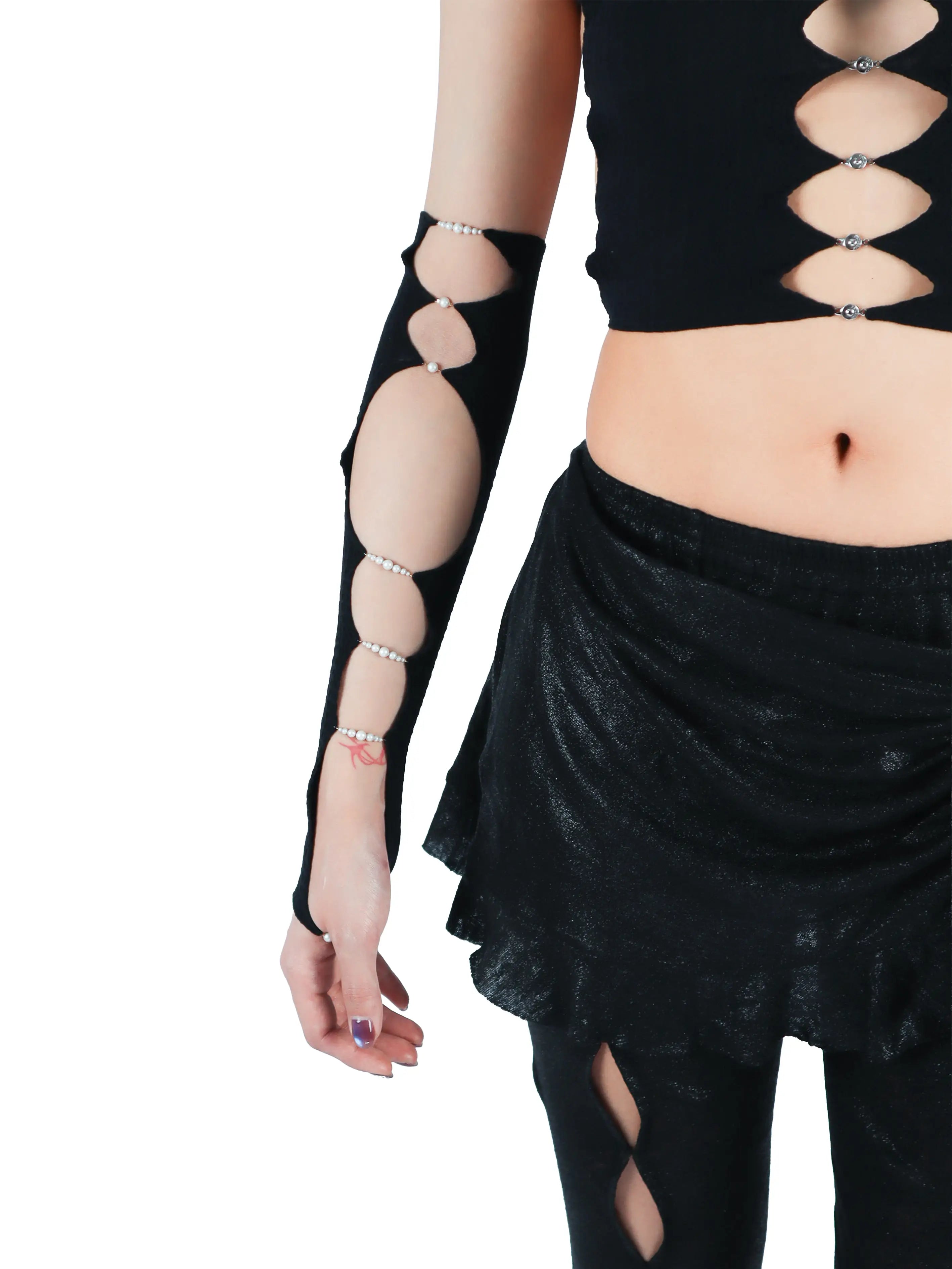 Single Arm Warmer – Black