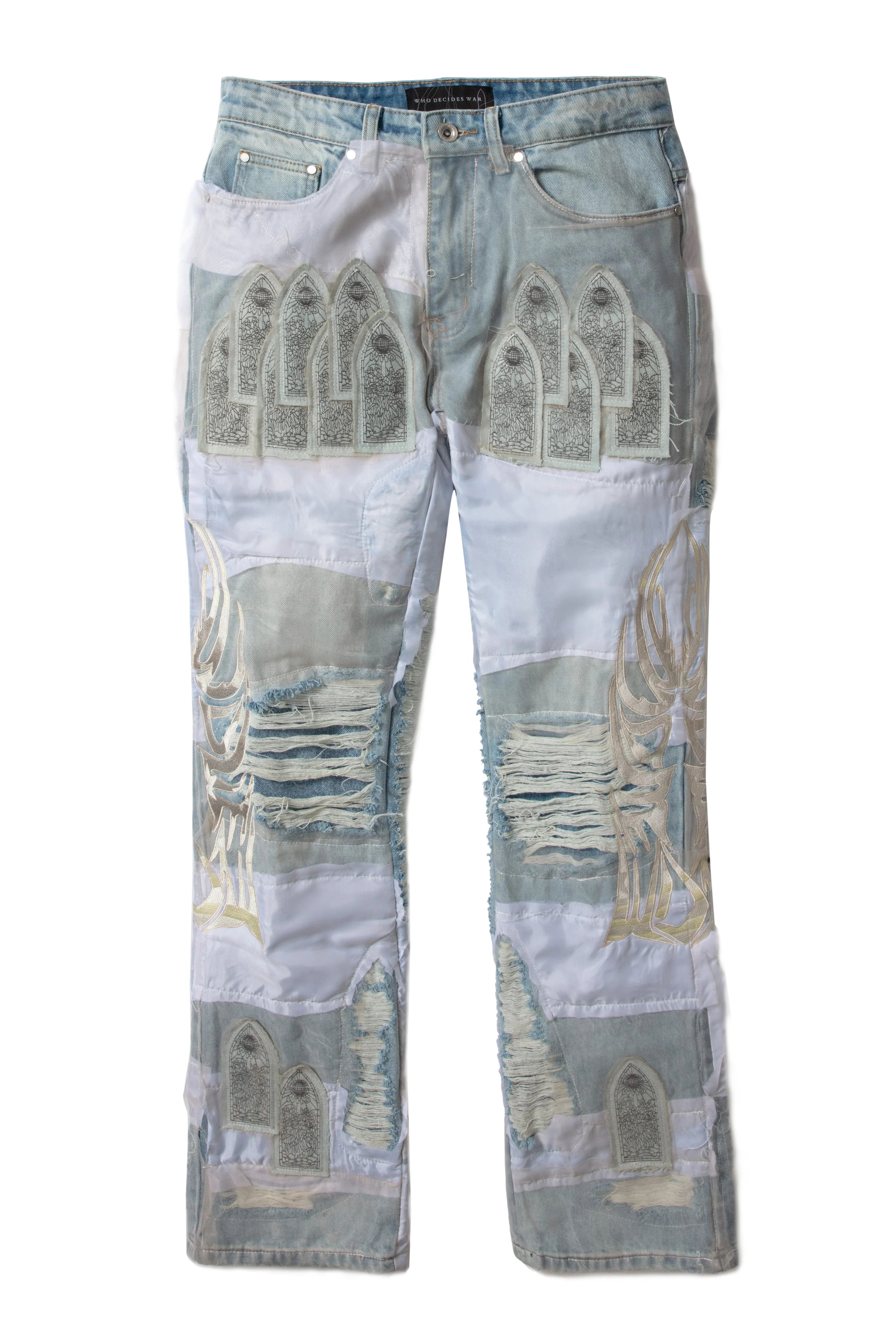 Wdw Winged Organza Denim WHO DECIDES WAR