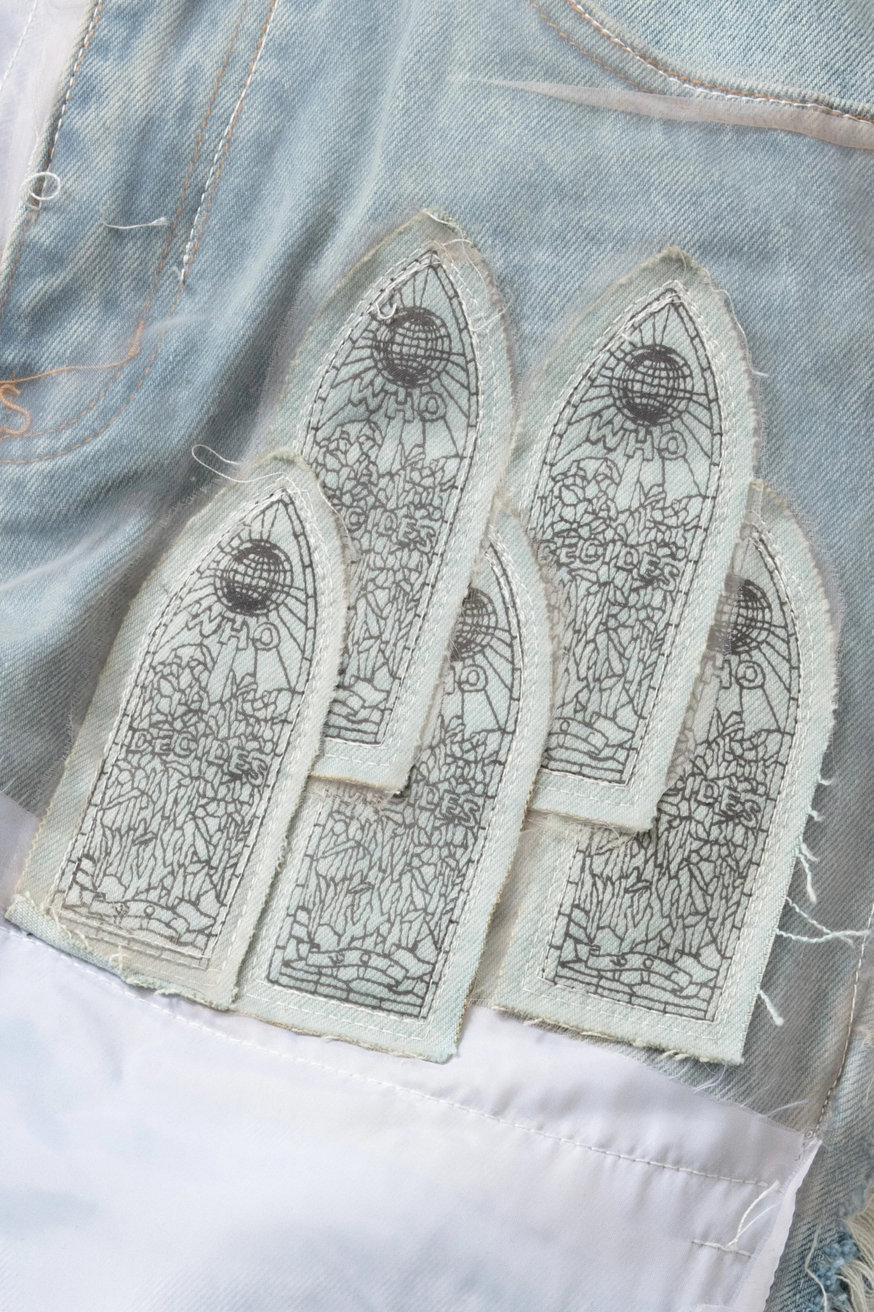 Wdw Winged Organza Denim WHO DECIDES WAR