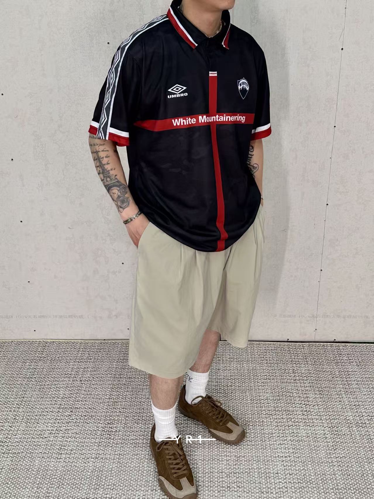 Wm×Umbro Uniform T-Shirt WHITE MOUNTAINEERING