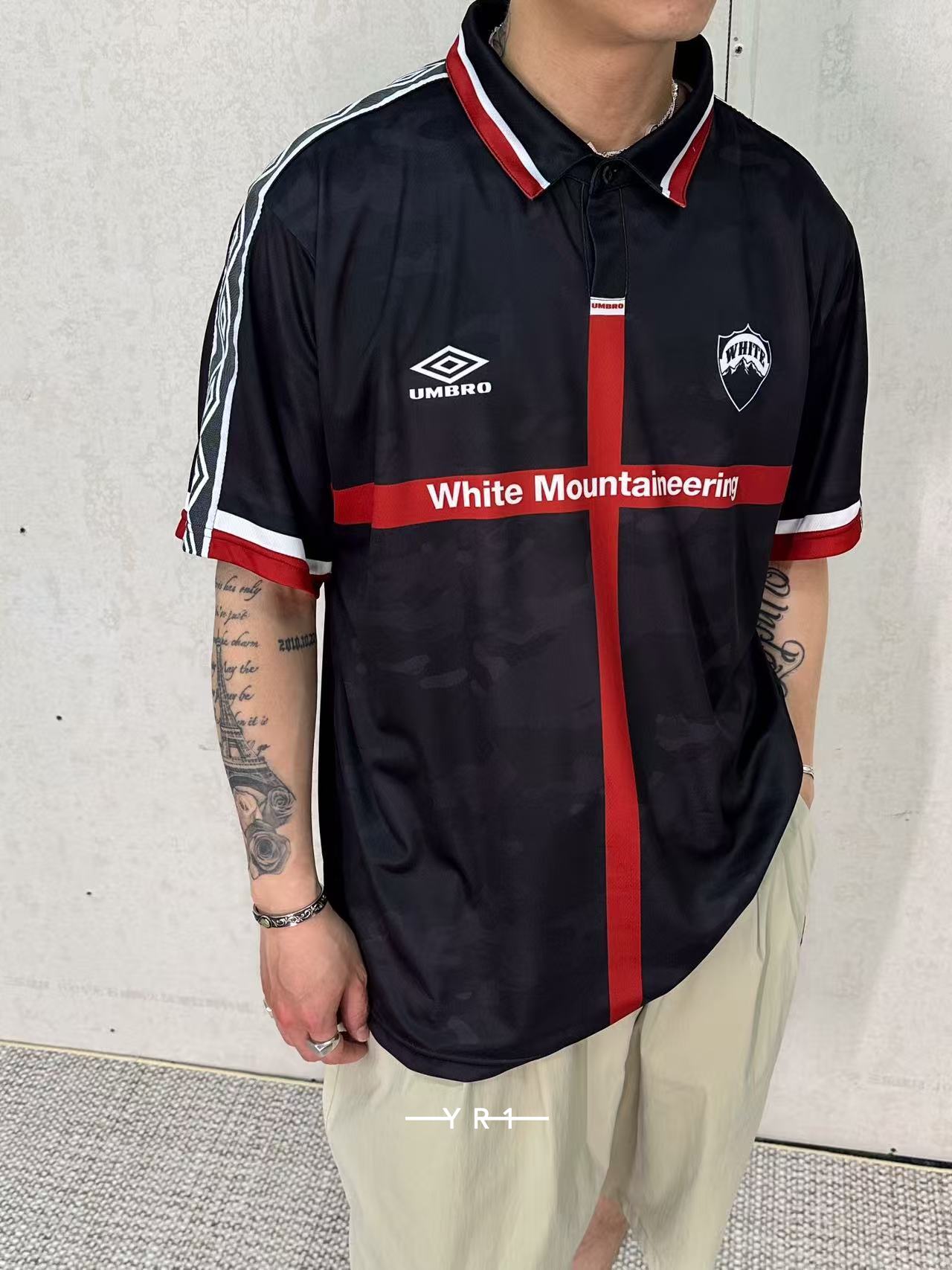Wm×Umbro Uniform T-Shirt WHITE MOUNTAINEERING