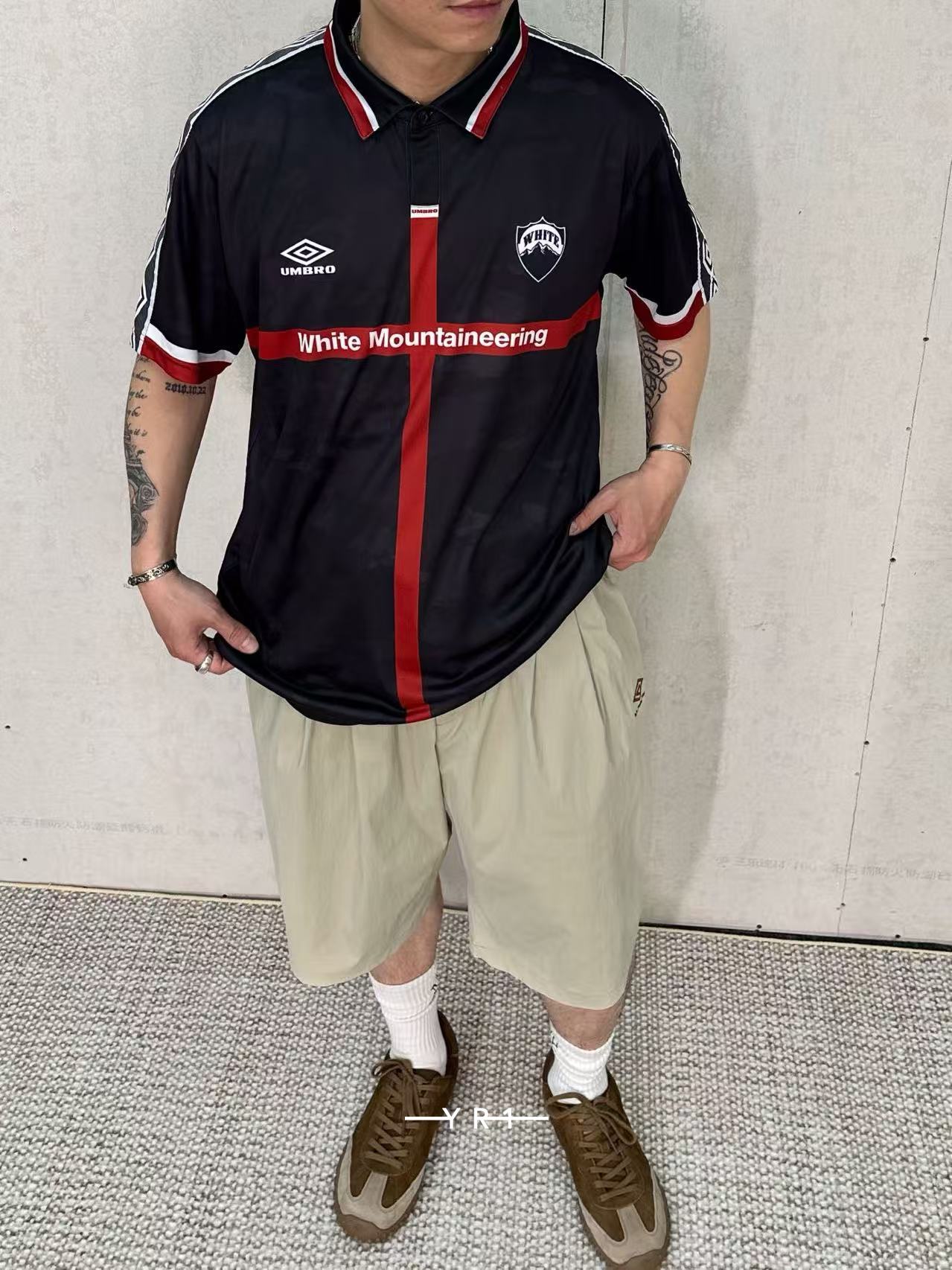 Wm×Umbro Uniform T-Shirt WHITE MOUNTAINEERING