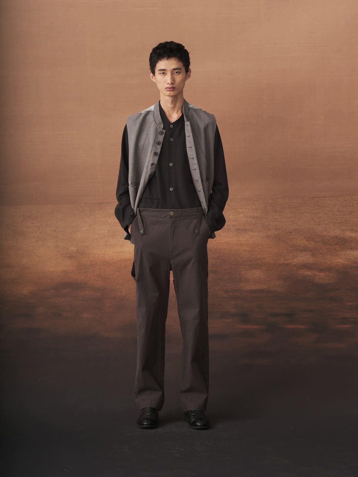 Patchwork Two-Piece Style Casual Pants