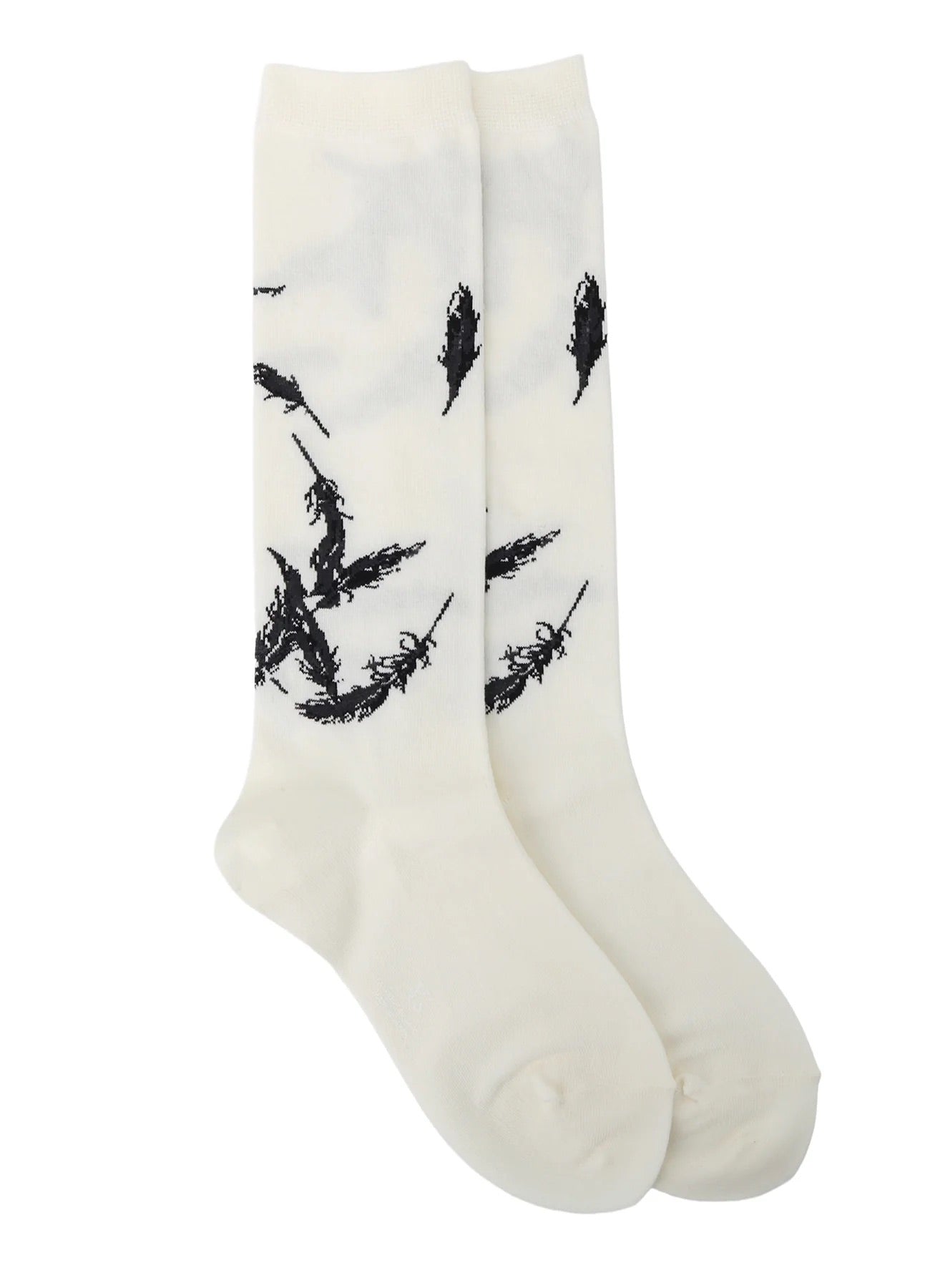 Angel Design High Socks-White Y'S