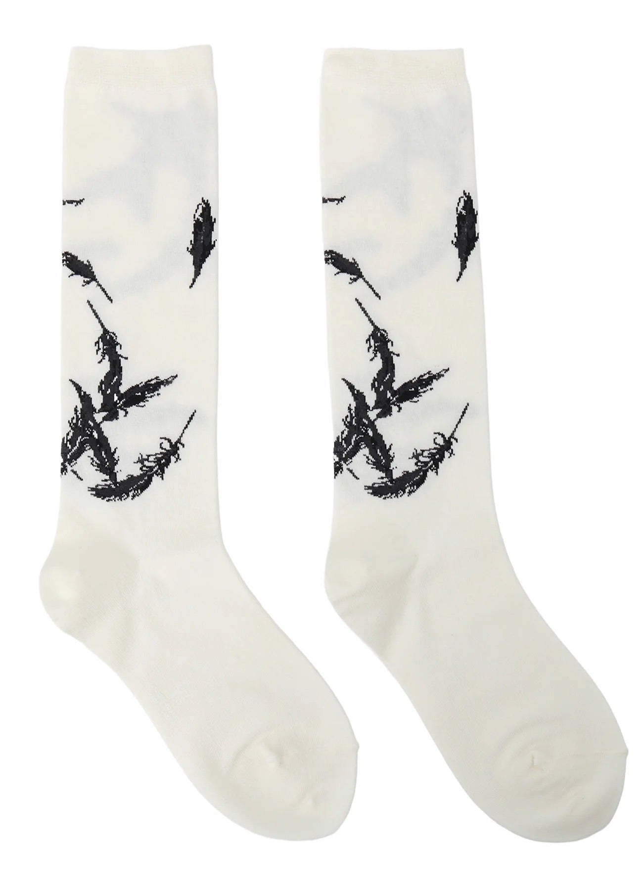 Angel Design High Socks-White Y'S