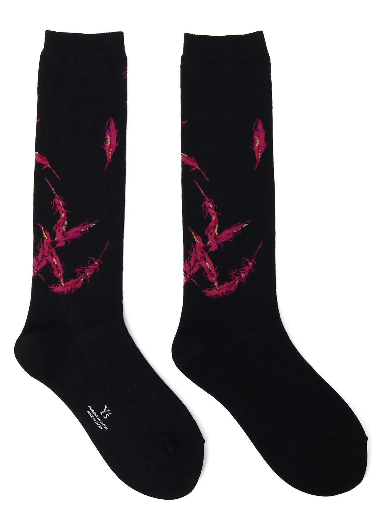 Angel Design High Socks-Black Y'S