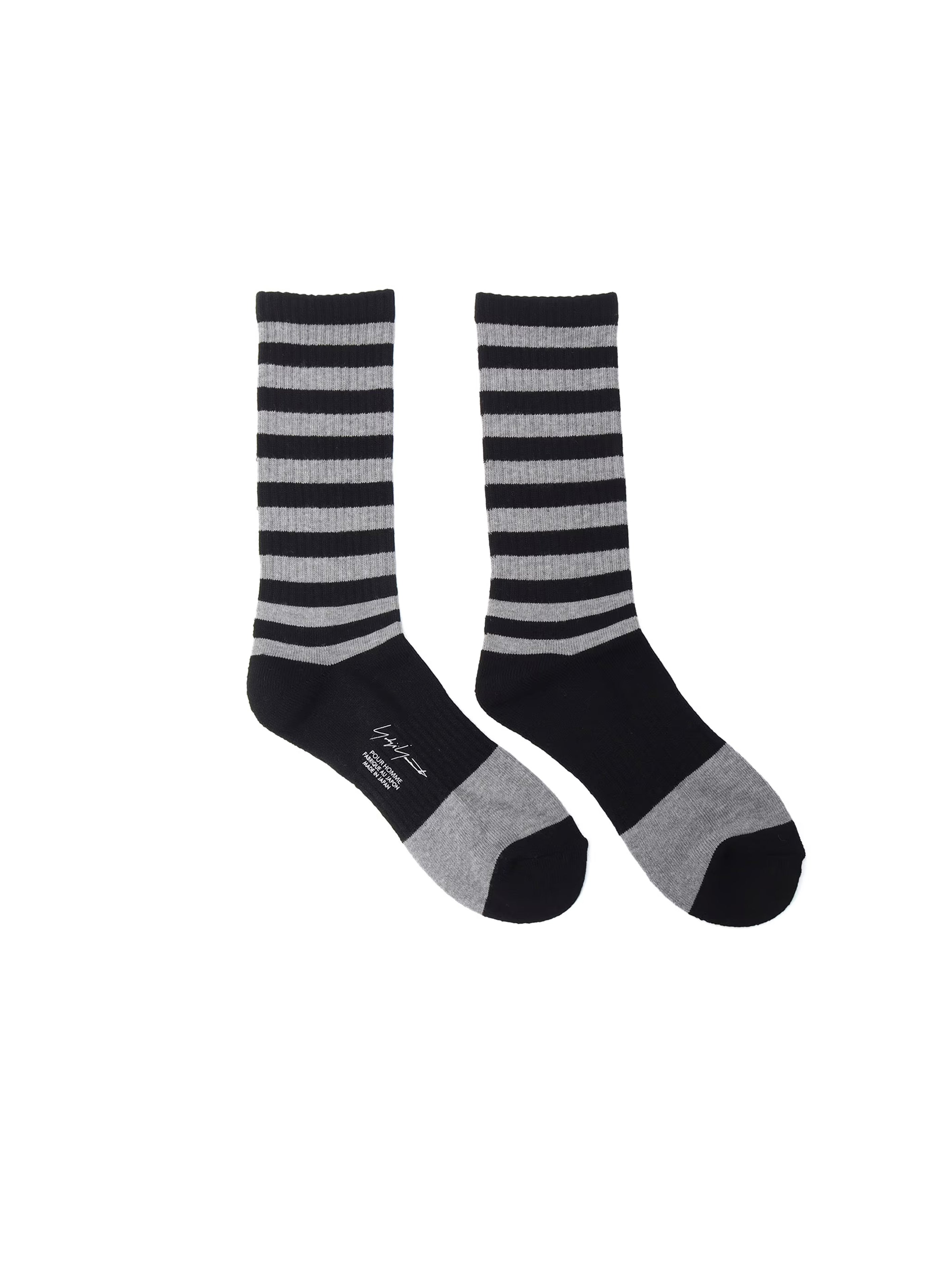 Staggered Border Socks