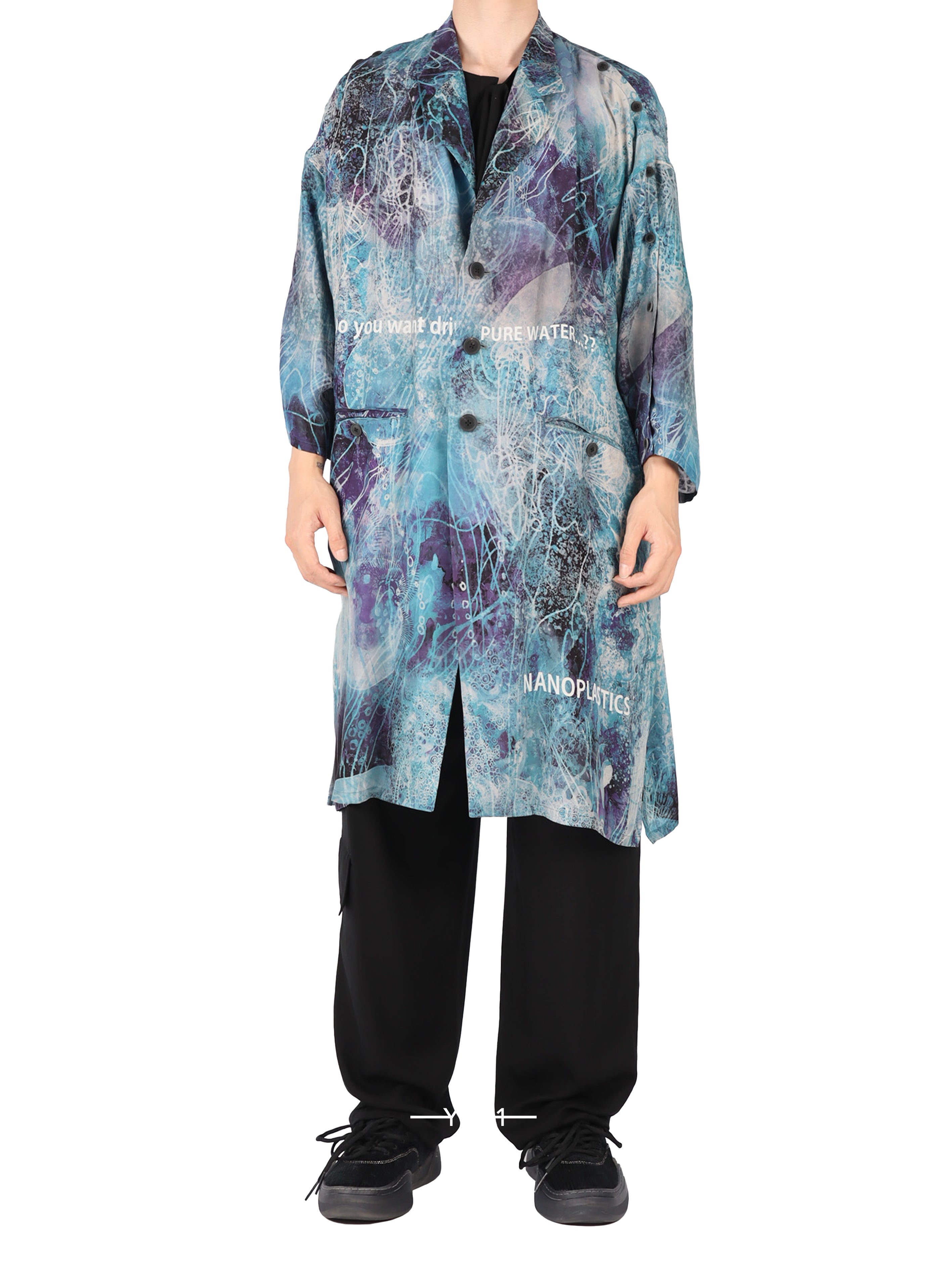 Sea Print Shoulder Open J