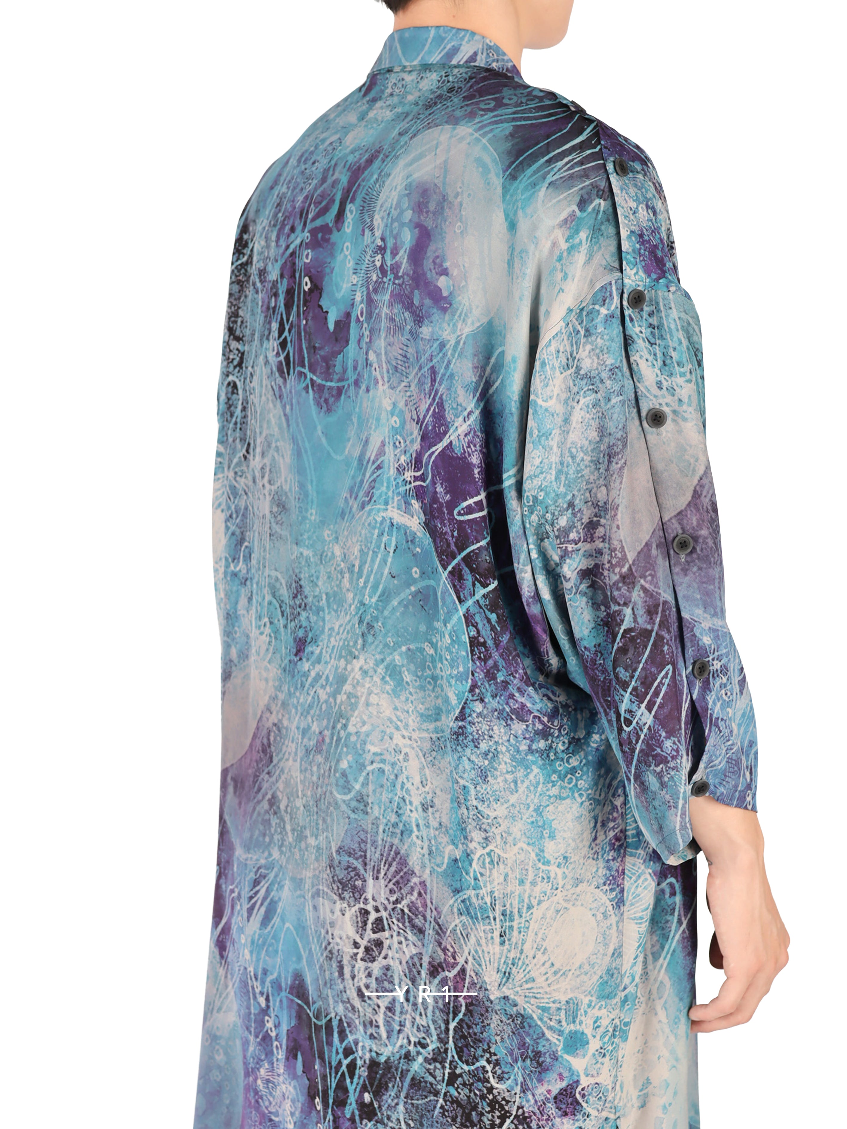 Sea Print Shoulder Open J