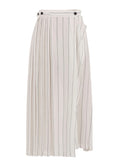 ys-I-Pleated Wrap S-White Y'S