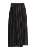ys-I-Pleated Wrap S-Balck Y'S